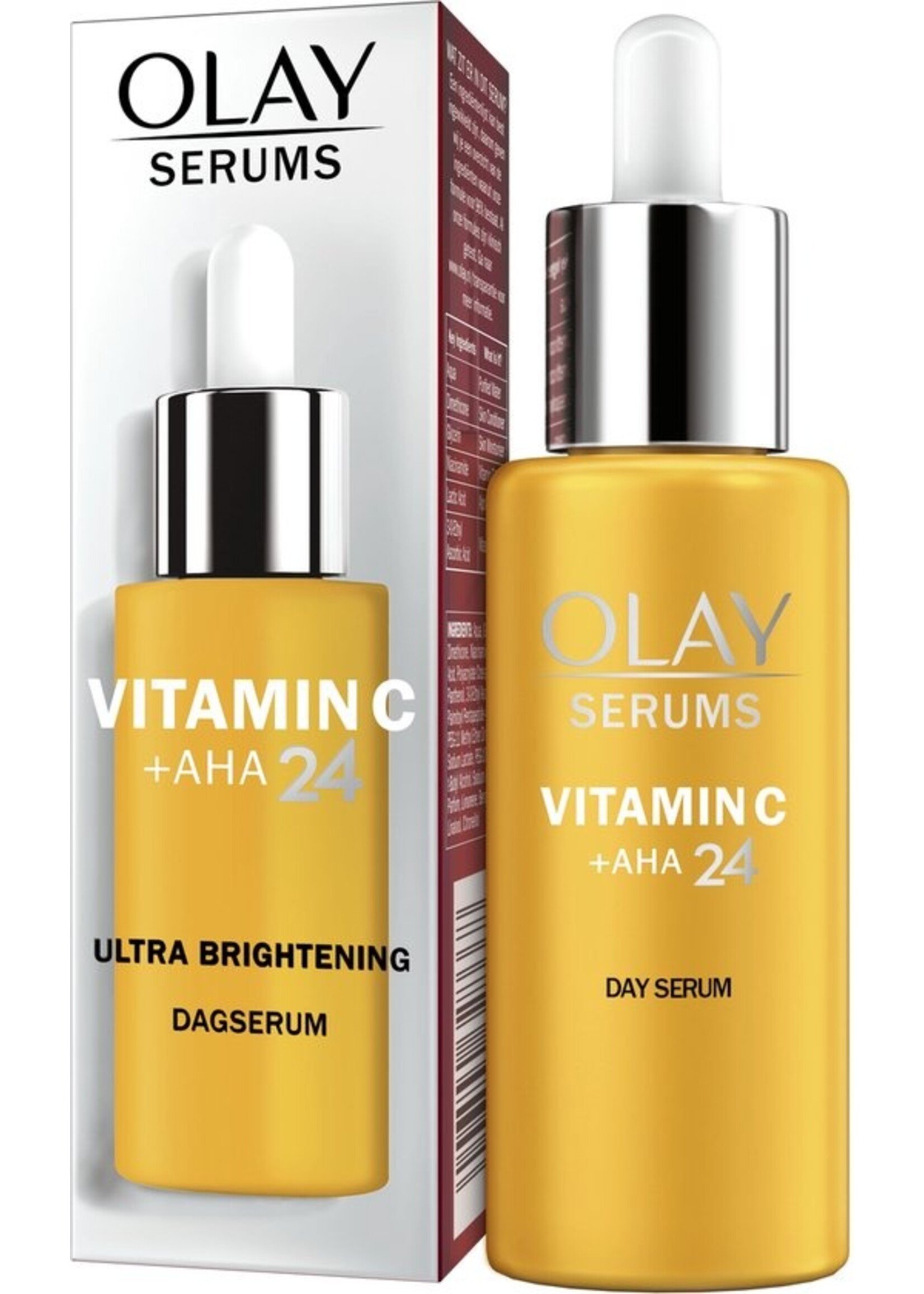 Olay Vitamine C + AHA24 - Dagserum - Voor Een Stralende En Gelijkmatige Teint - 40ml