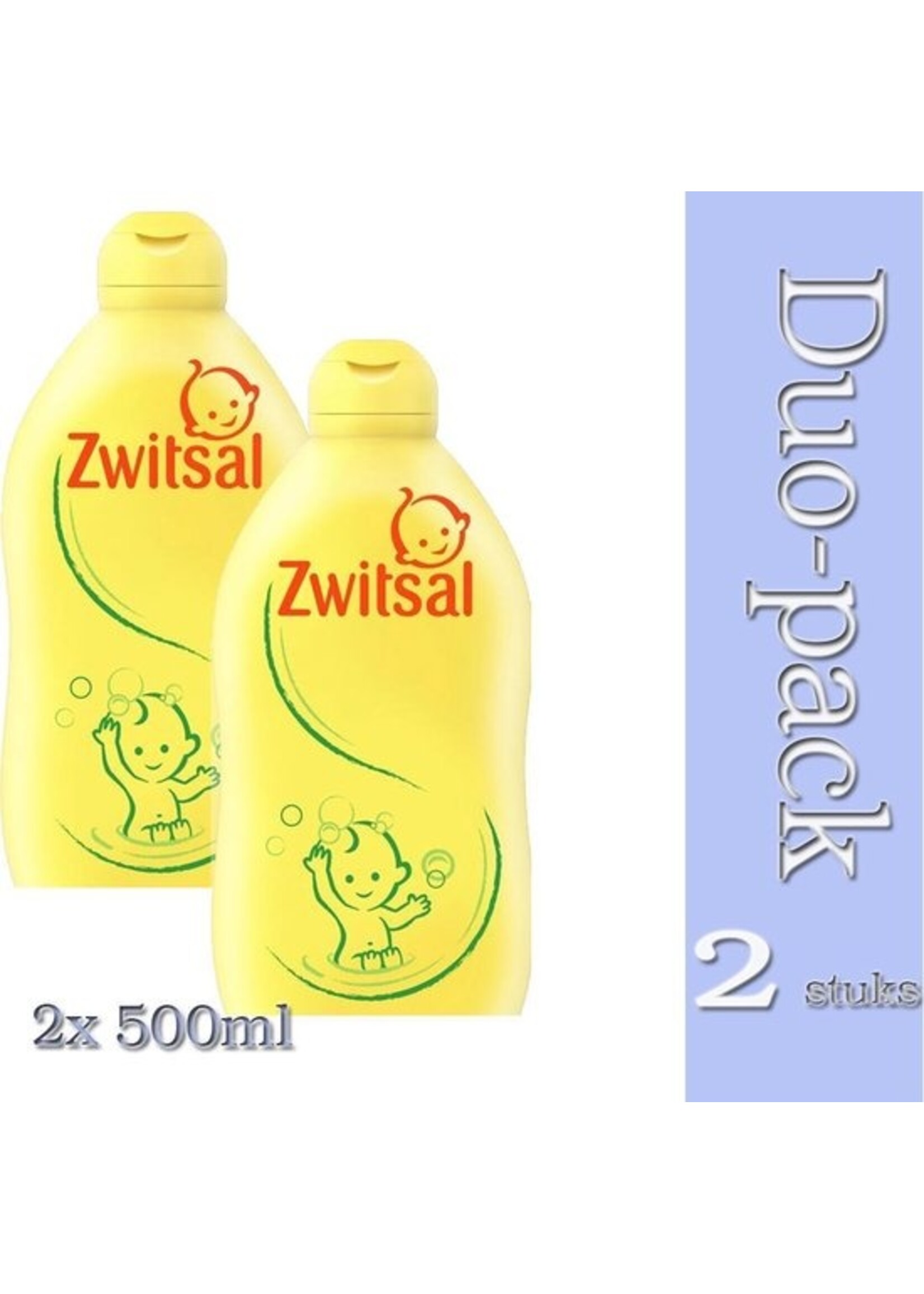 Duo Pack 2x Zwitsal Shampoo met anti-prik formule 400ml