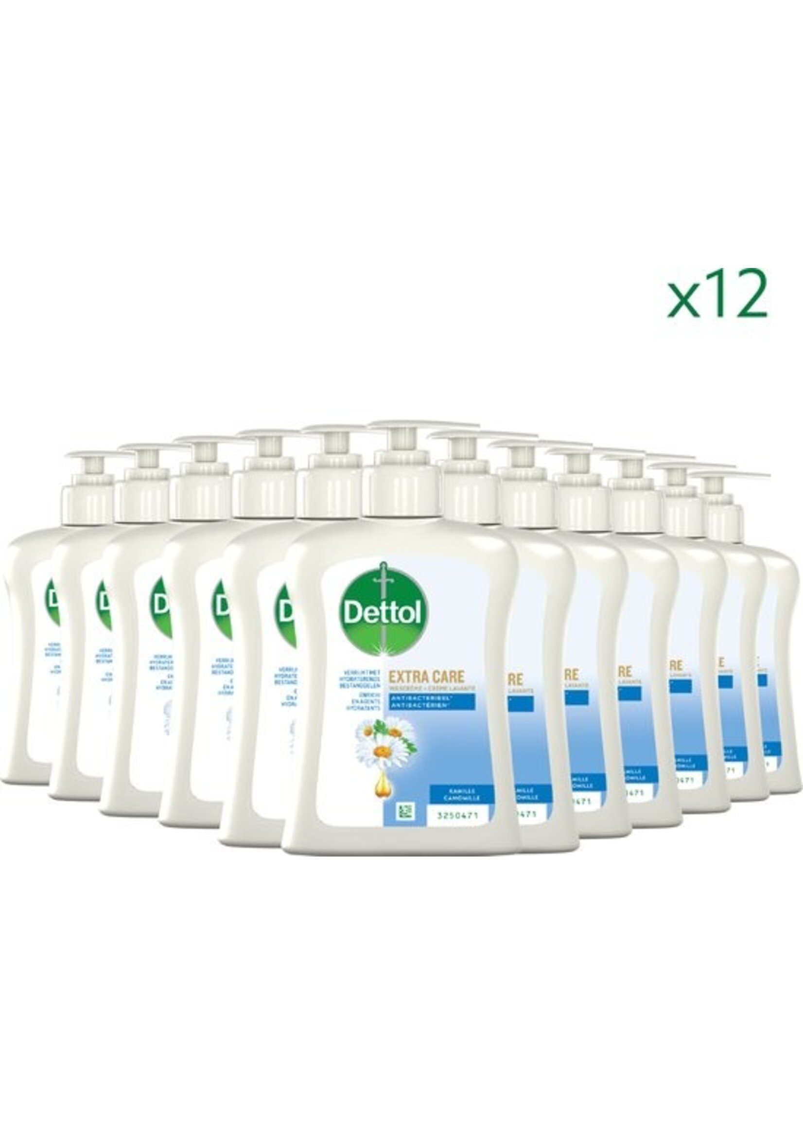 Dettol Handzeep - Antibacterieel - Extra Care Gevoelige en Normale Huid Lotus & Kamille 250ml x6 - Voordeelverpakking