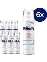 GILLETTE Gillette Skinguard Sensitive - Voordeelverpakking 6 x 200ml - Scheergel