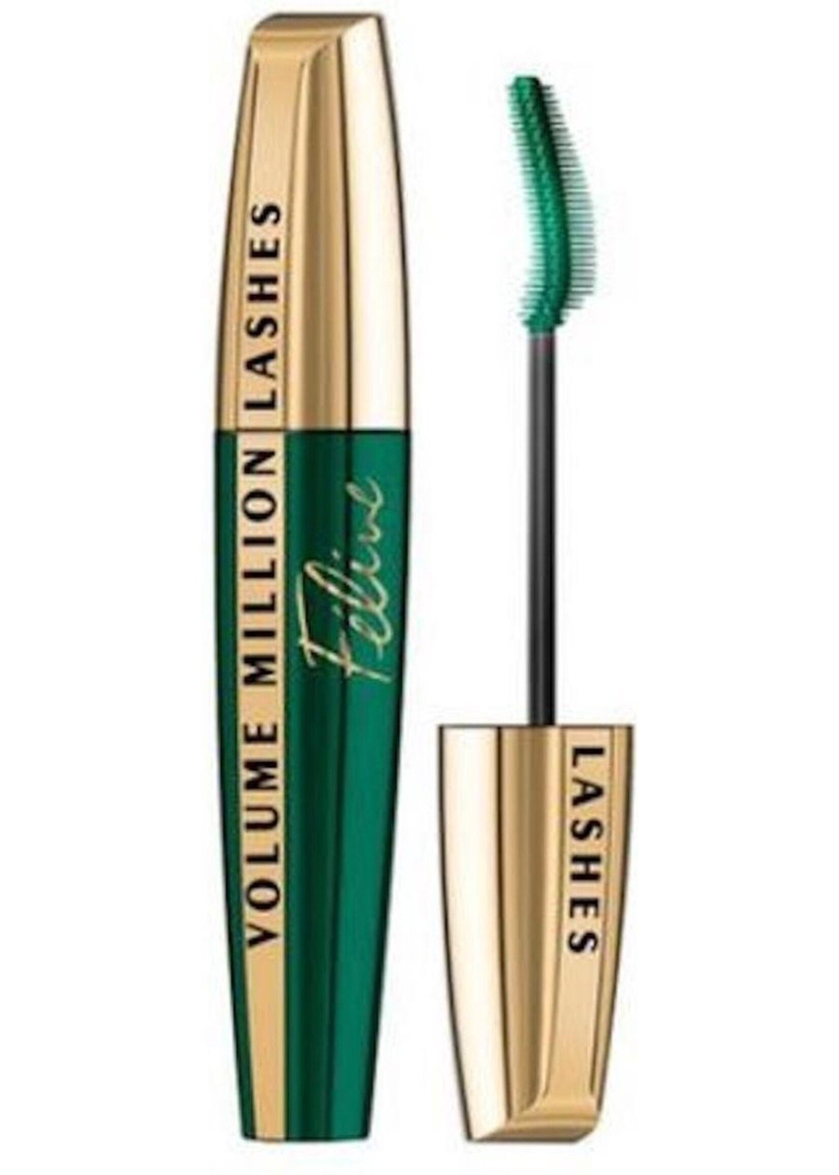 L'Oréal  L'Oréal Paris Make-Up Designer Volume Million Lashes - Féline - 01 Black - Zwart - Volume Mascara met Krul Effect - 10,7 ml