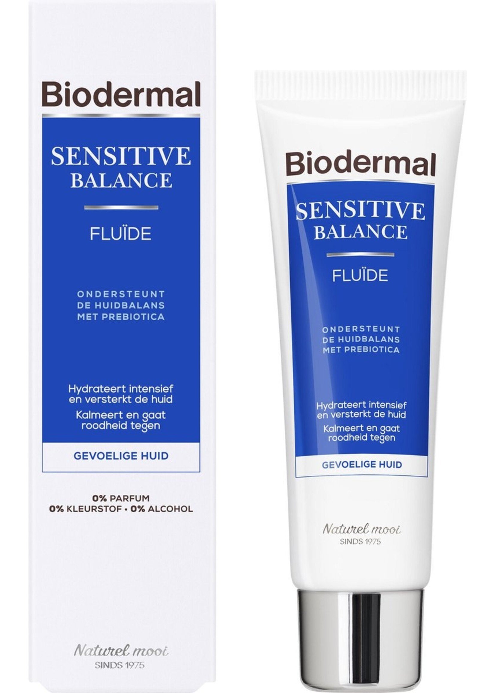 Biodermal Sensitive Balance Fluïde – Dagcreme met hyaluronzuur voor de gevoelige huid - 50ml