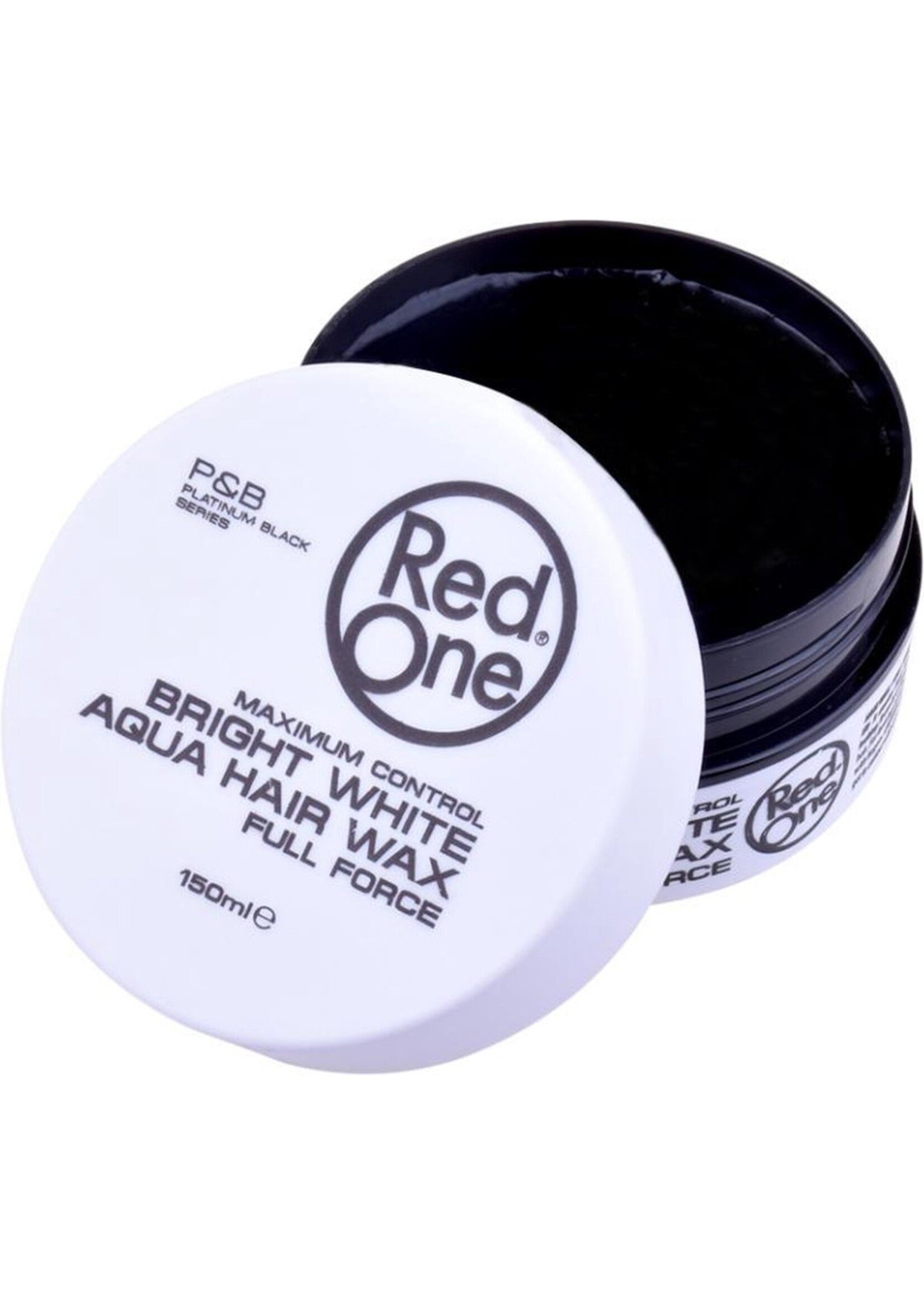 Red One Aqua Wax Haarwax Wit 150ml - 12 Pack Voordeelverpakking