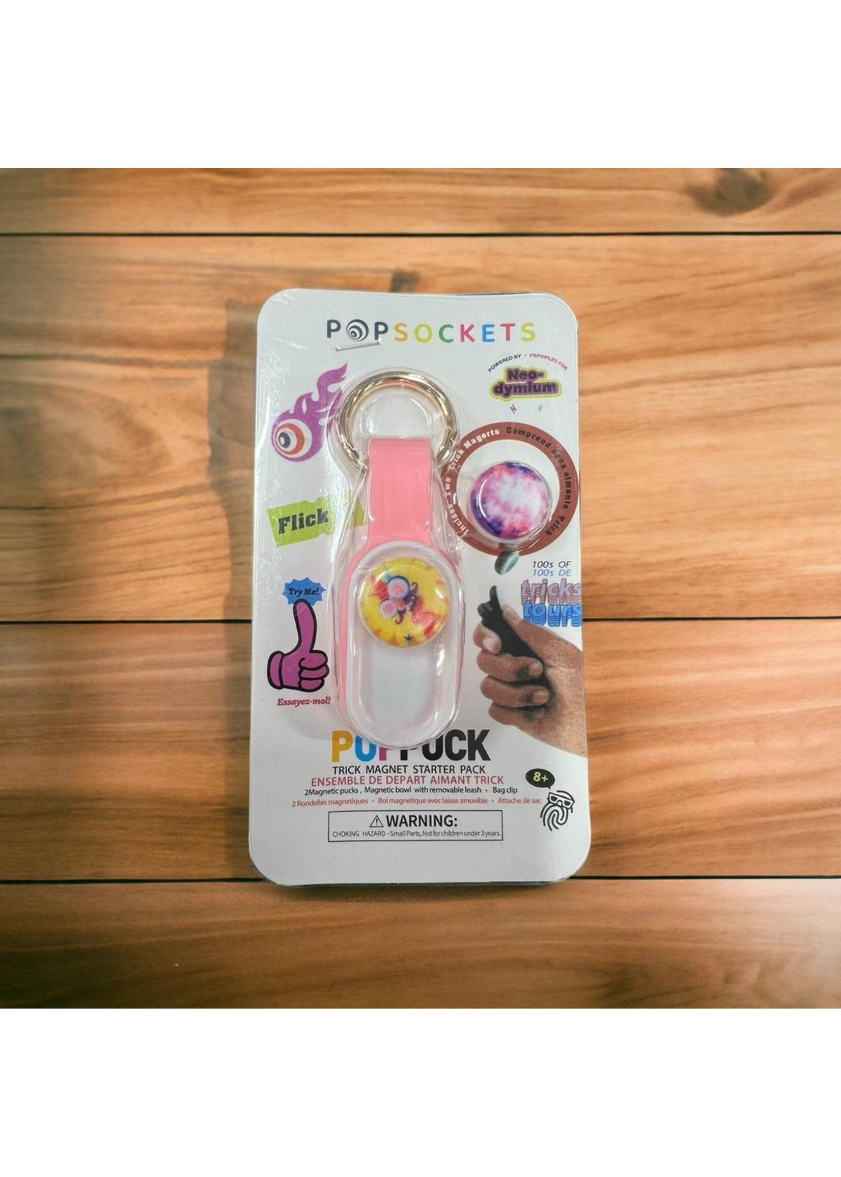 PopPuck popsockets - Hype van 2023 - Magnetisch - Sleutelhanger - Uren speelplezier - Mix kleuren - Bekend van TikTok - Kleur Pack Roos