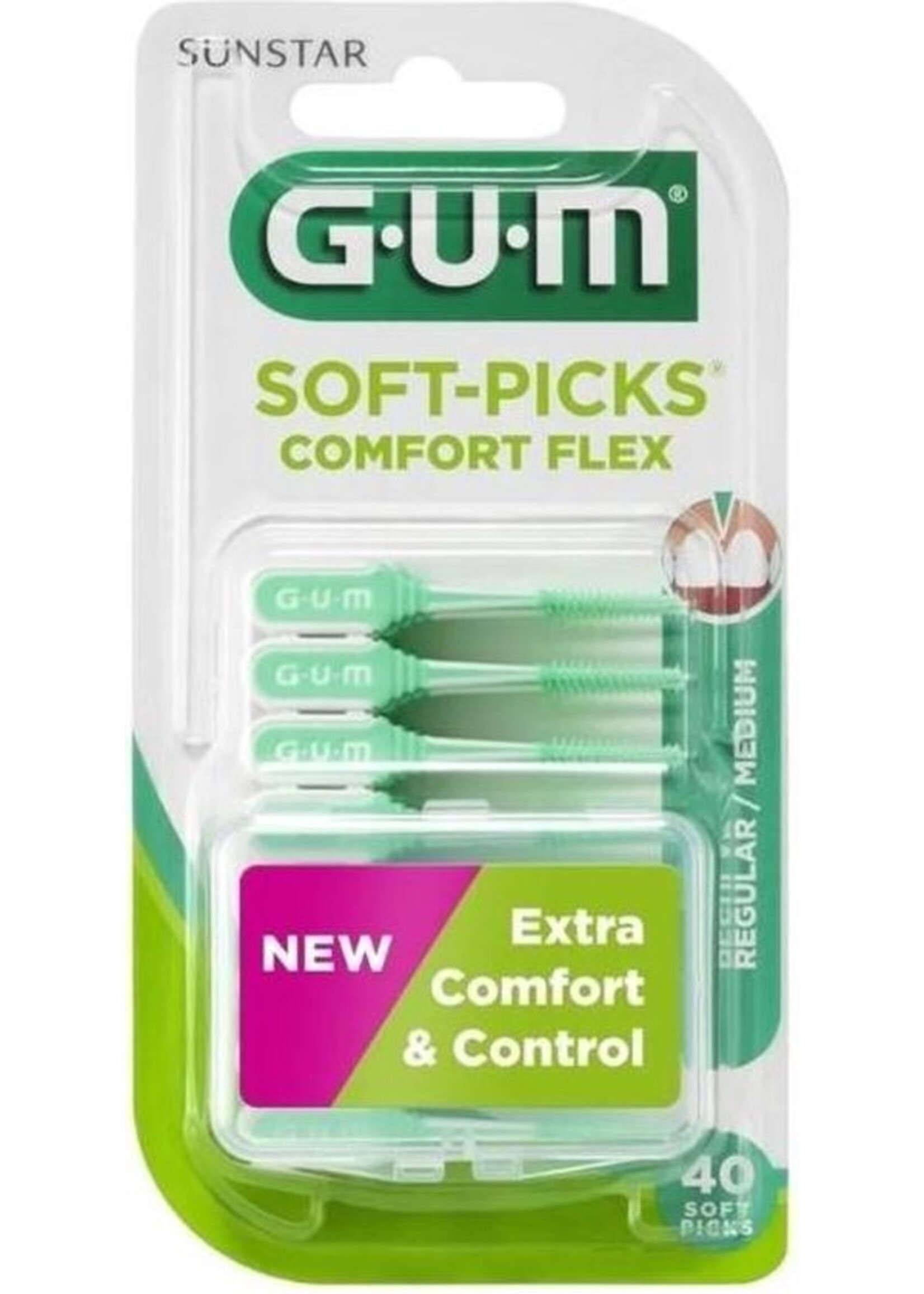 Gum Soft-Picks Regular Comfort Flex - 3 stuks - Voordeelverpakking