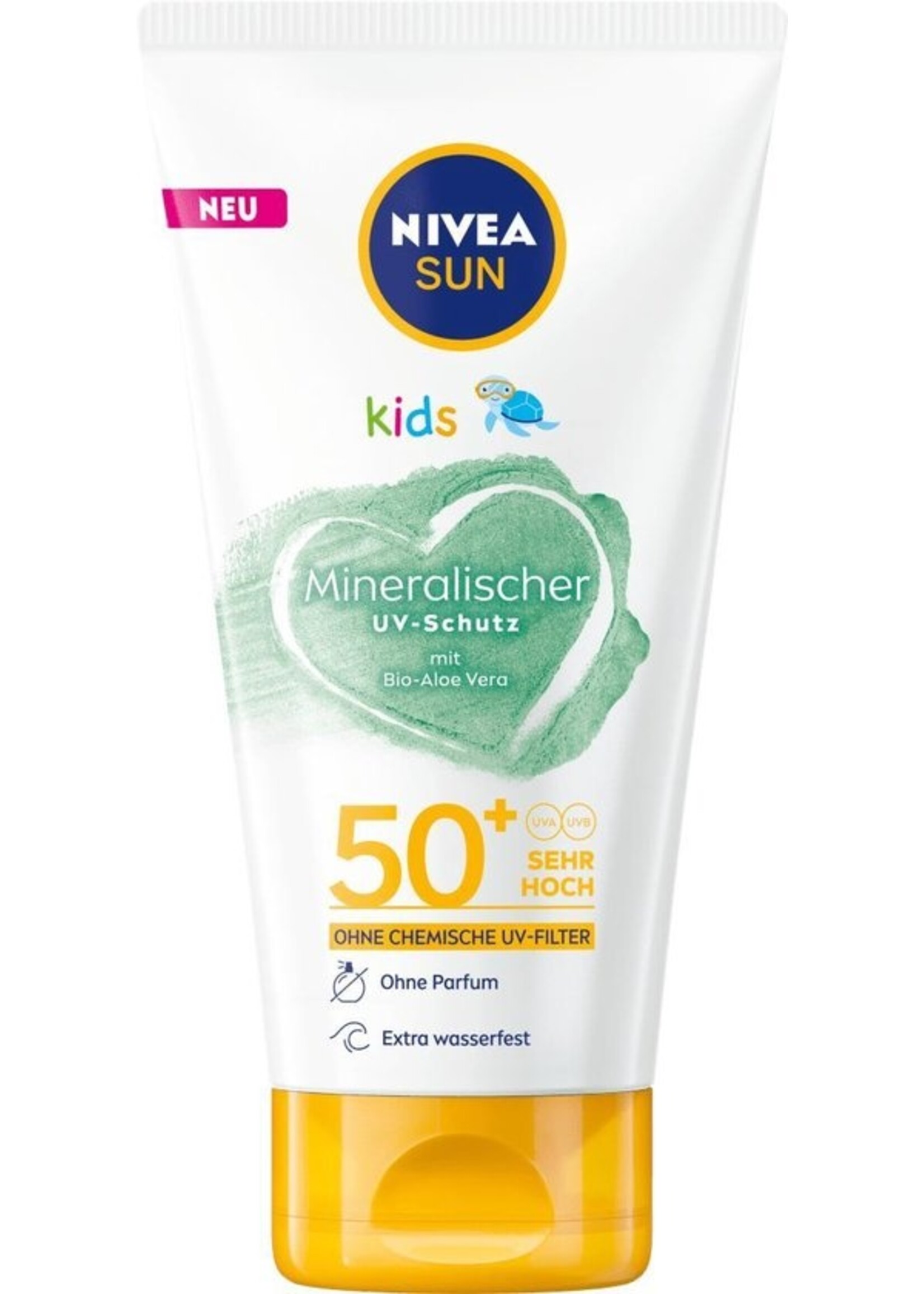 NIVEA SUN Zonnemelk Kids, minerale UV-bescherming, SPF 50+, 150 ml