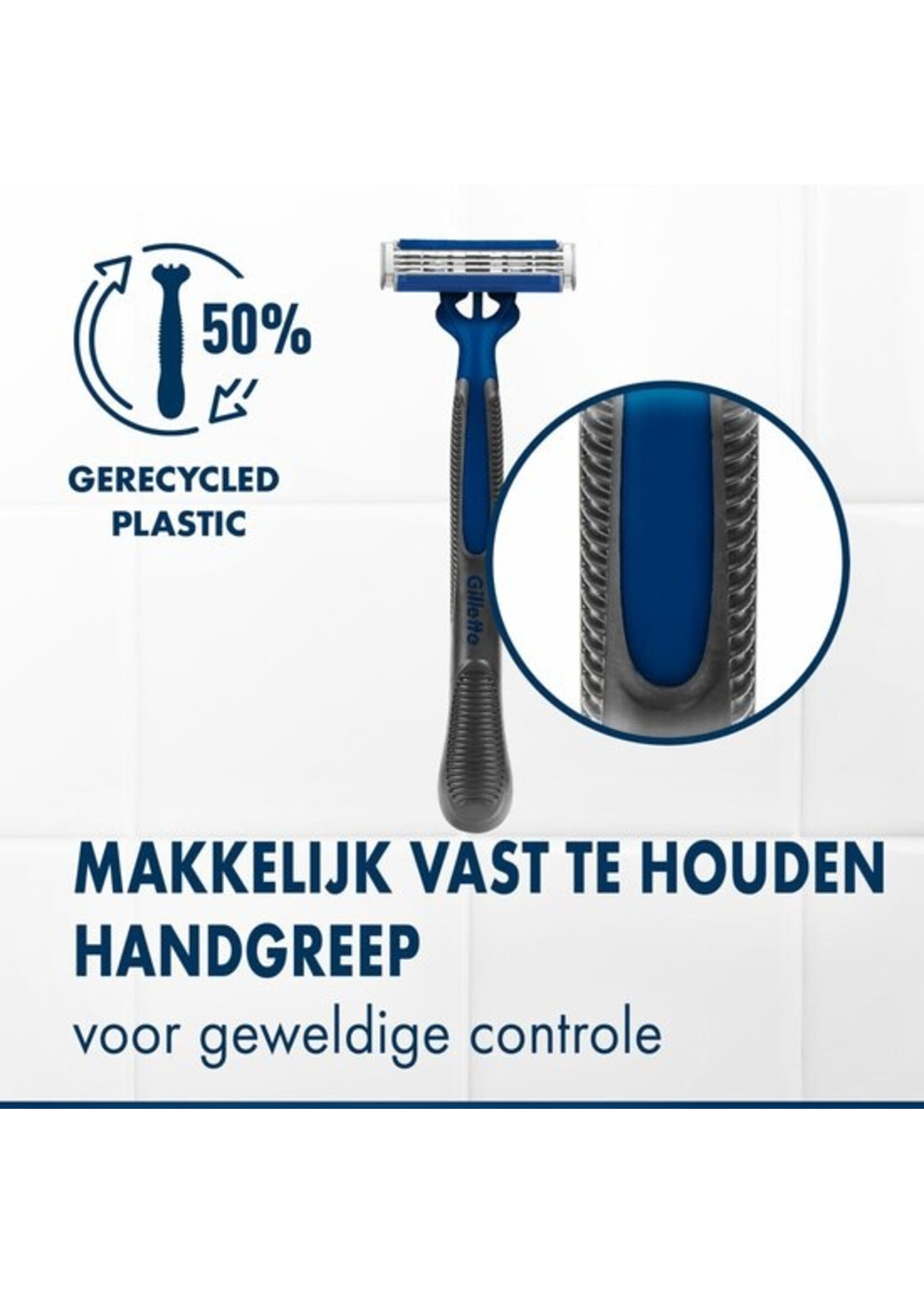 GILLETTE Gillette Blue3 Wegwerpmesjes Mannen - 12 stuks