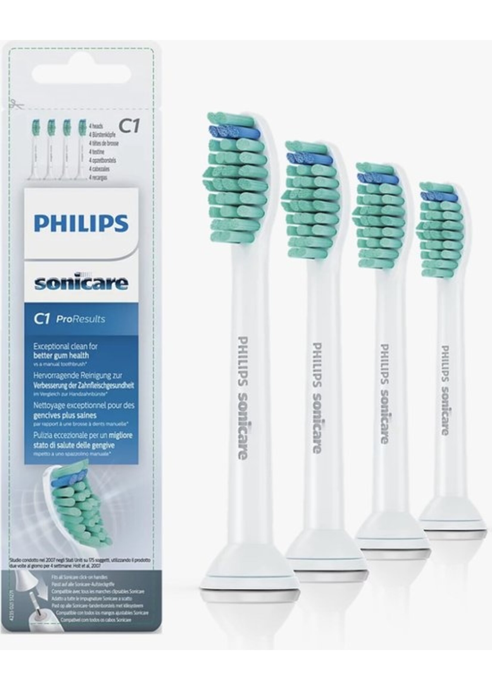 Philips Philips Sonicare ProResults HX6014/07 - Opzetborstel - 4 stuks