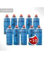 Gasfles butaan gasbus met inhoud van 227gram - 10 stuks in de verpakking