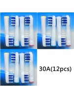 Oral-B TriZone Opzetborstels geschikt voor Oral-B- 12 Stuks