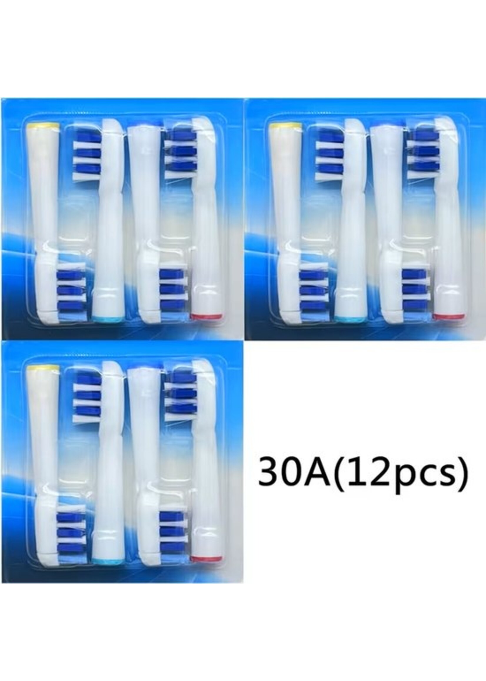 Oral-B TriZone Opzetborstels geschikt voor Oral-B- 12 Stuks