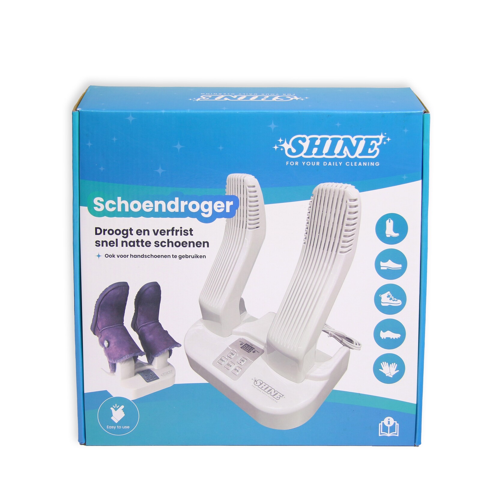 Shine Shine Elektrische Schoenendroger – Droogt, Ontgeurt en Reinigt