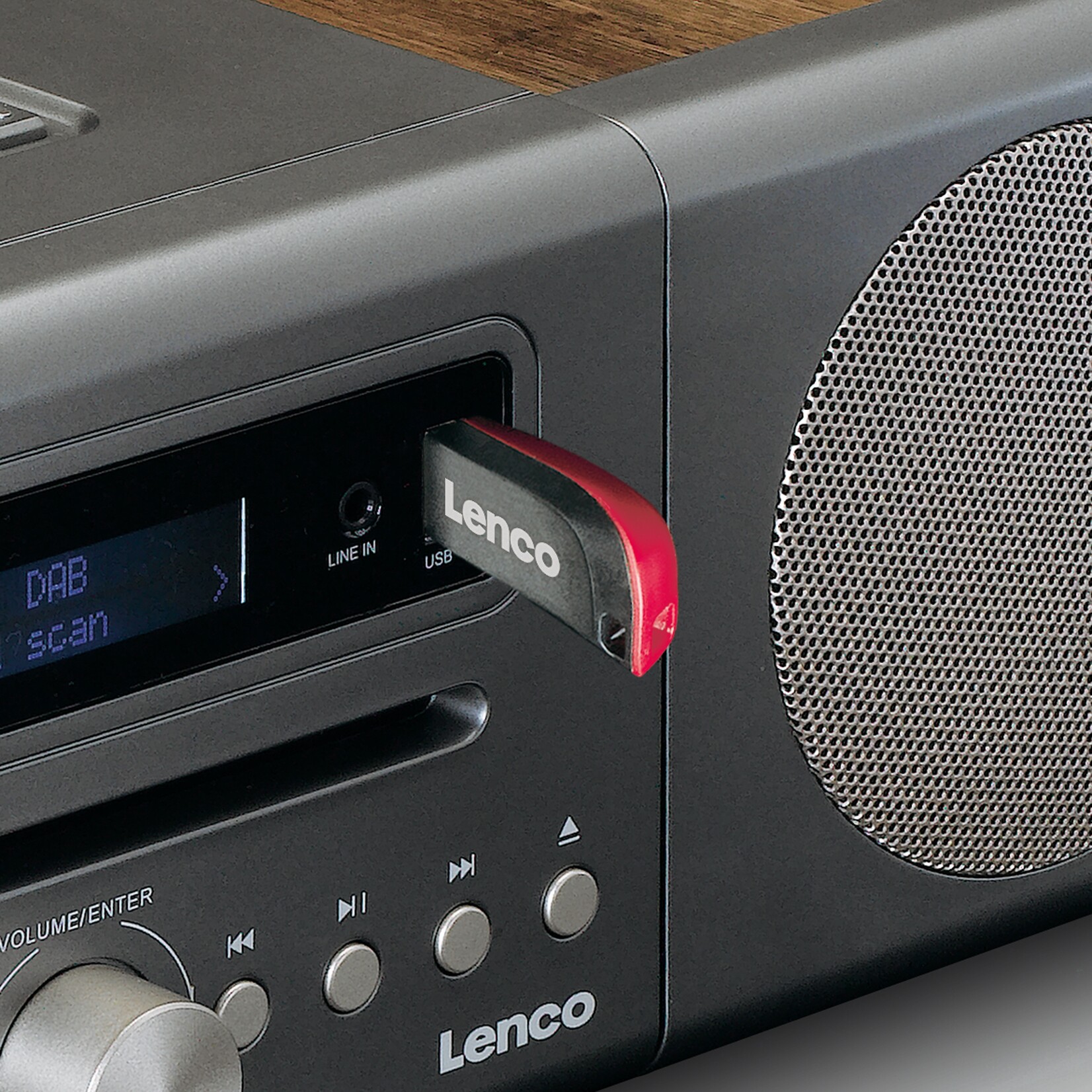 Lenco Lenco MC-175SI Stereo Set – FM en DAB+ Radio met Bluetooth 5.0 en Retro Design