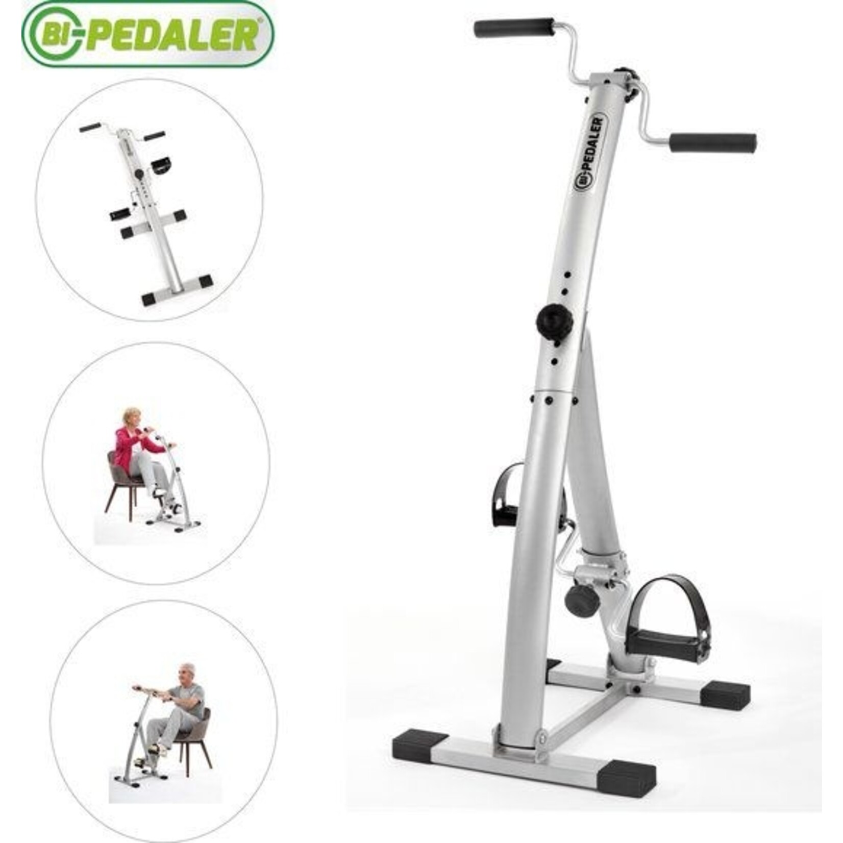 Gymform Gymform Bi-pedaler Verstelbare Stoelfiets voor Training van Armen en Benen