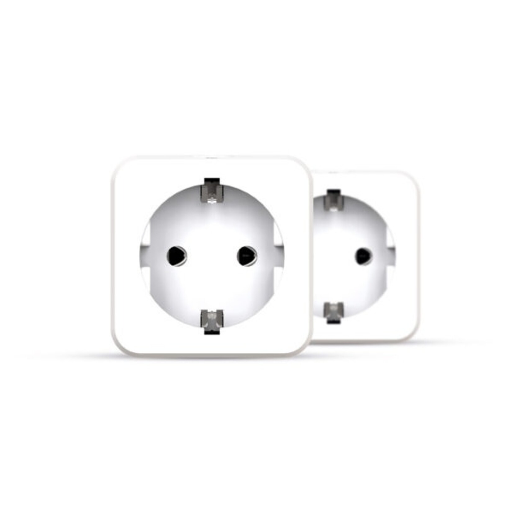 FlinQ Smart Plug Set van 2 Slimme Stekkers en Energiemeter Stopcontact