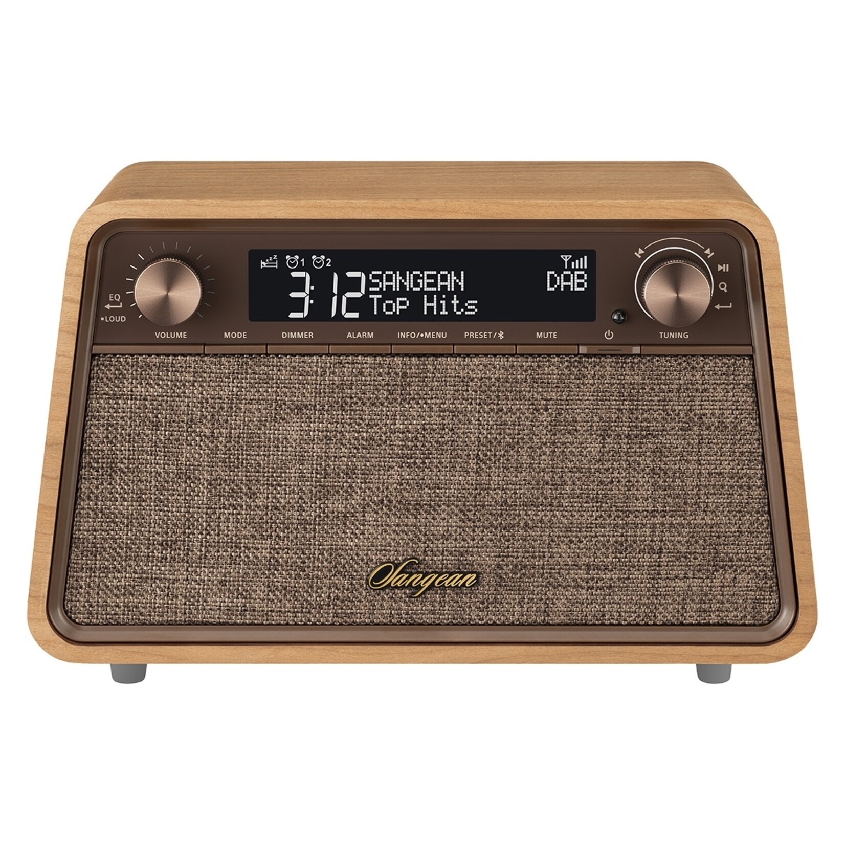 Sangean Sangean WR-201D Tafelradio met DAB+, Bluetooth. FM-radio en vele extra's