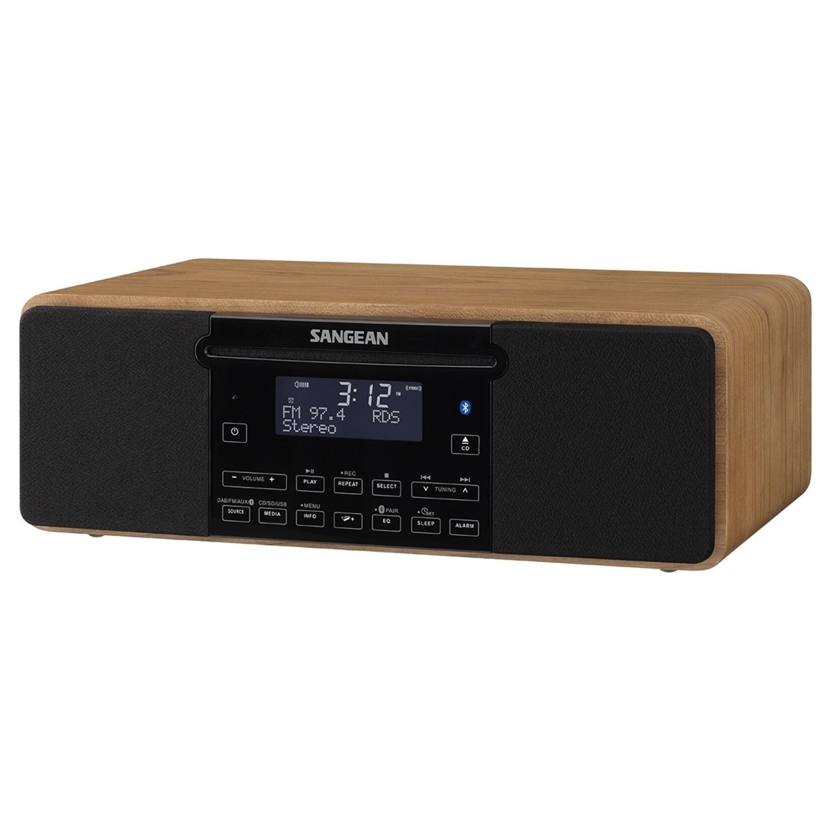 Sangean Sangean DDR-53BT Muzieksysteem met DAB+/FM-radio, CD-speler en meer