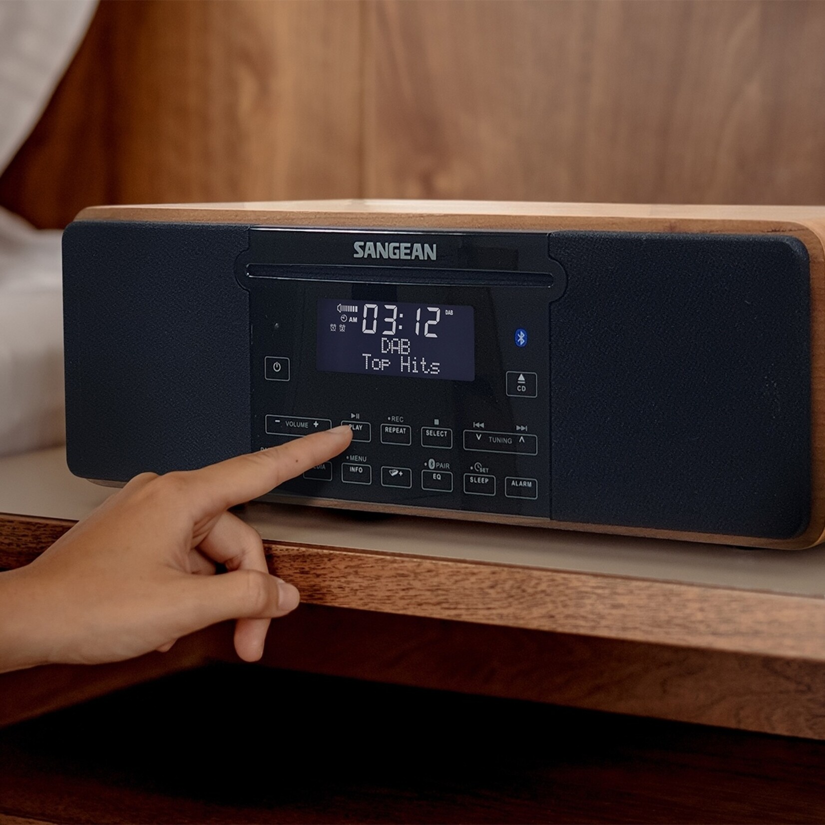 Sangean Sangean DDR-53BT Muzieksysteem met DAB+/FM-radio, CD-speler en meer