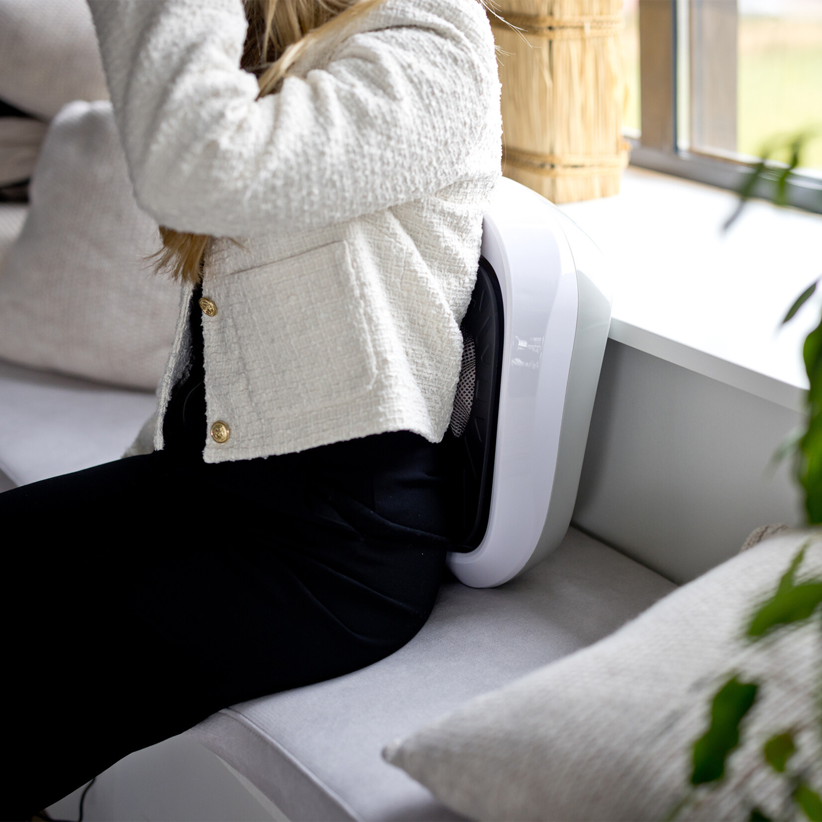 QLT QLT Been- en Voetmassage Apparaat met 10 Programma’s en 20 Snelheden