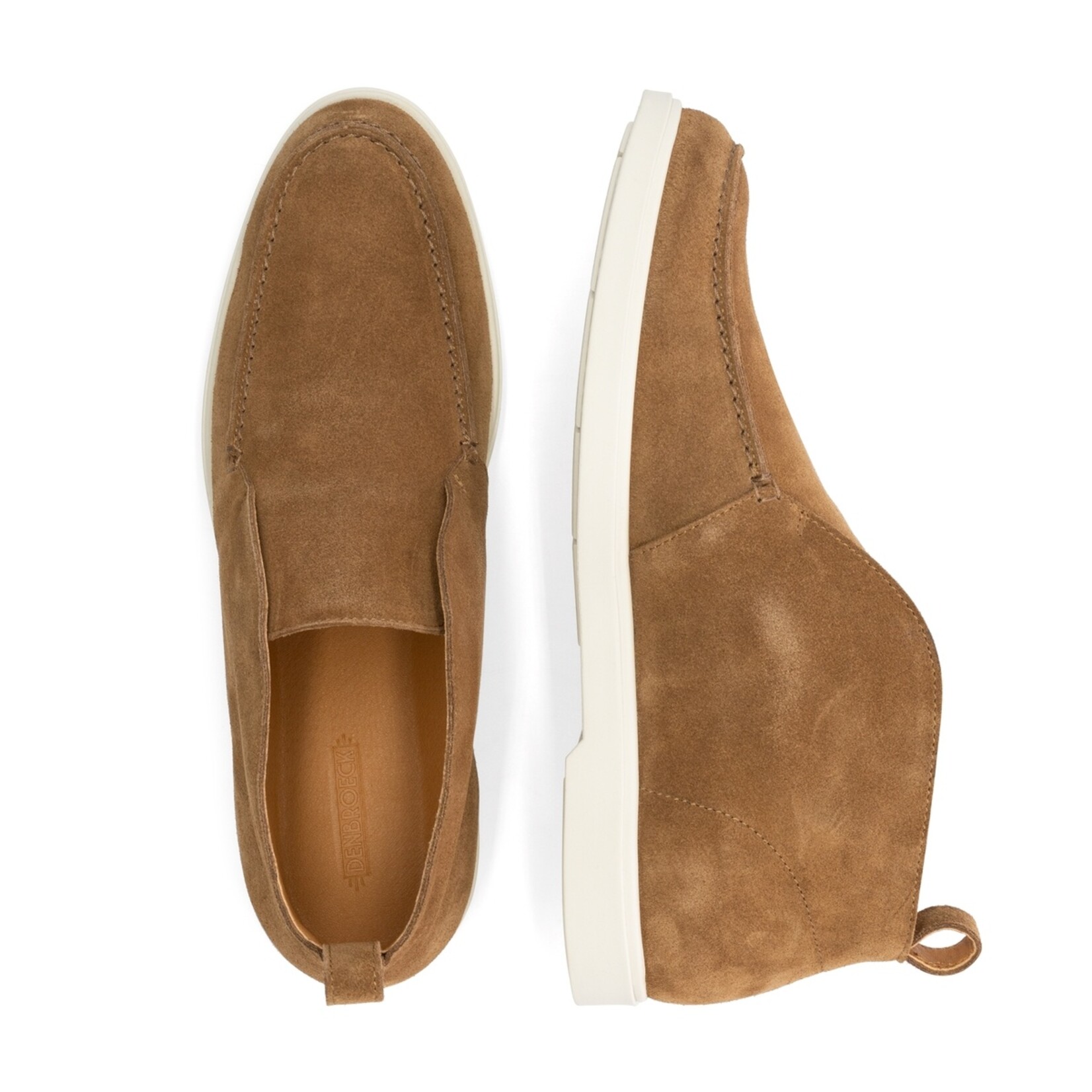 DenBroeck DenBroeck Franklin St. Halfhoge Instappers voor Heren - Suède Leer