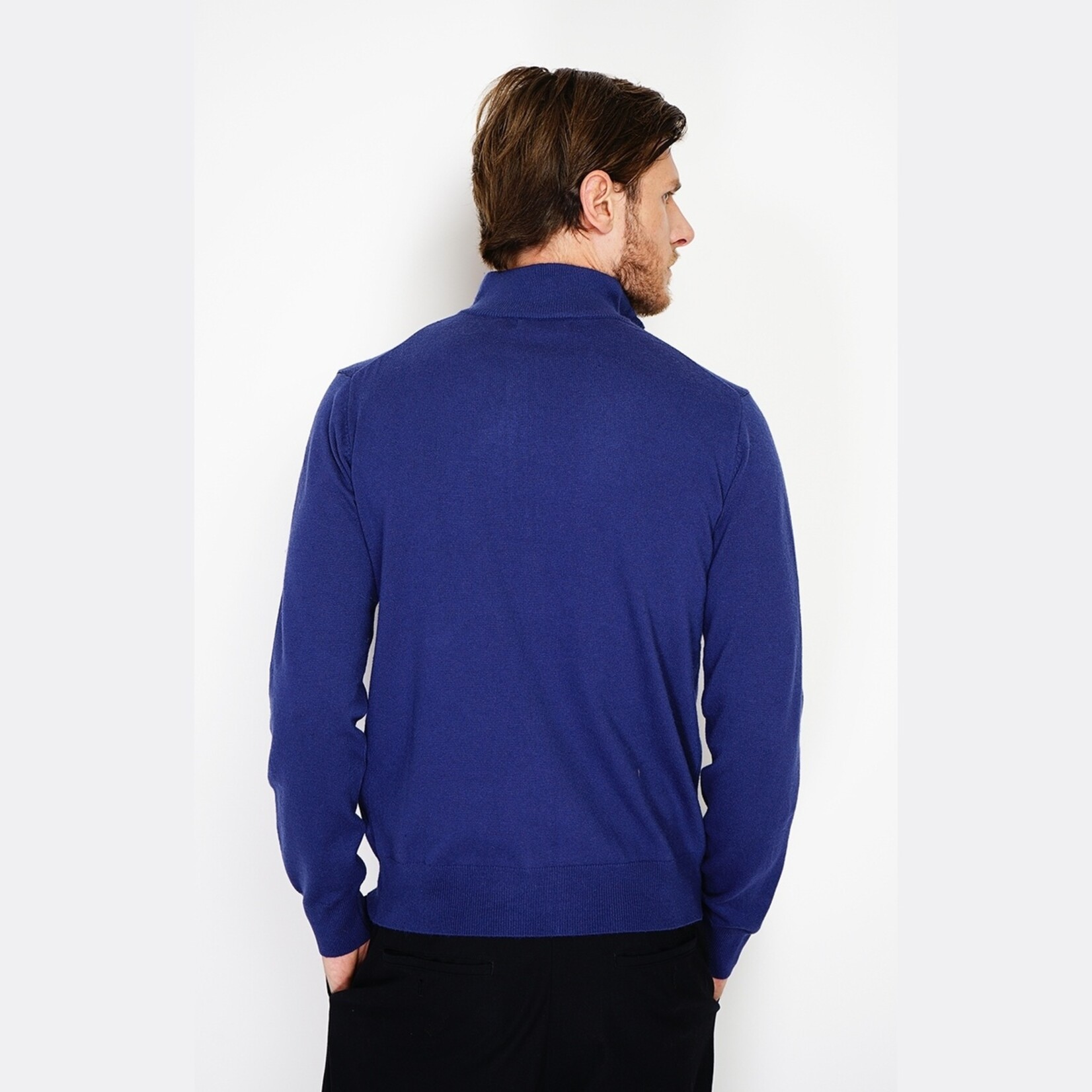 William de Faye William de Faye Zipped Cardigan Vest voor Heren - Kasjmier