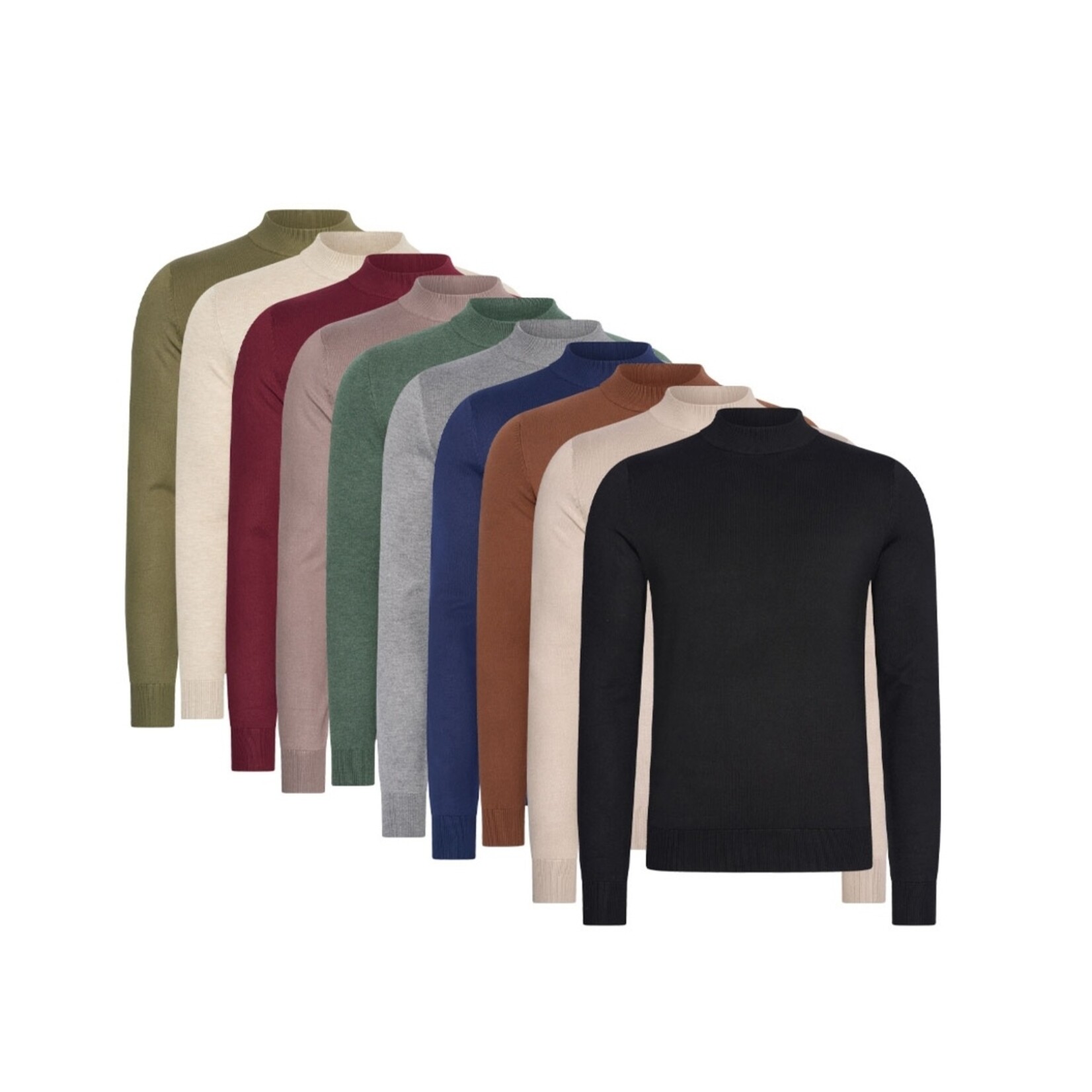 Mario Russo Mario Russo Turtle Neck Coltrui met Stretch