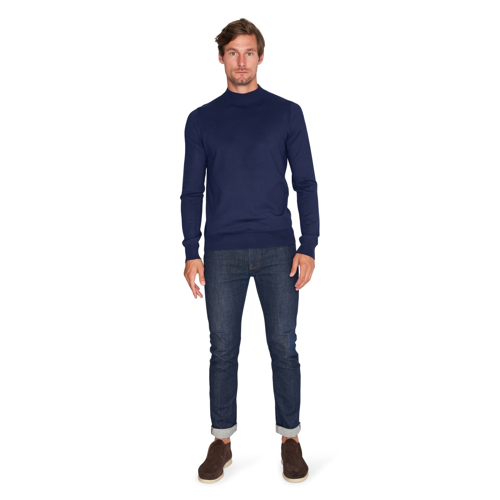 Mario Russo Mario Russo Turtle Neck Coltrui met Stretch