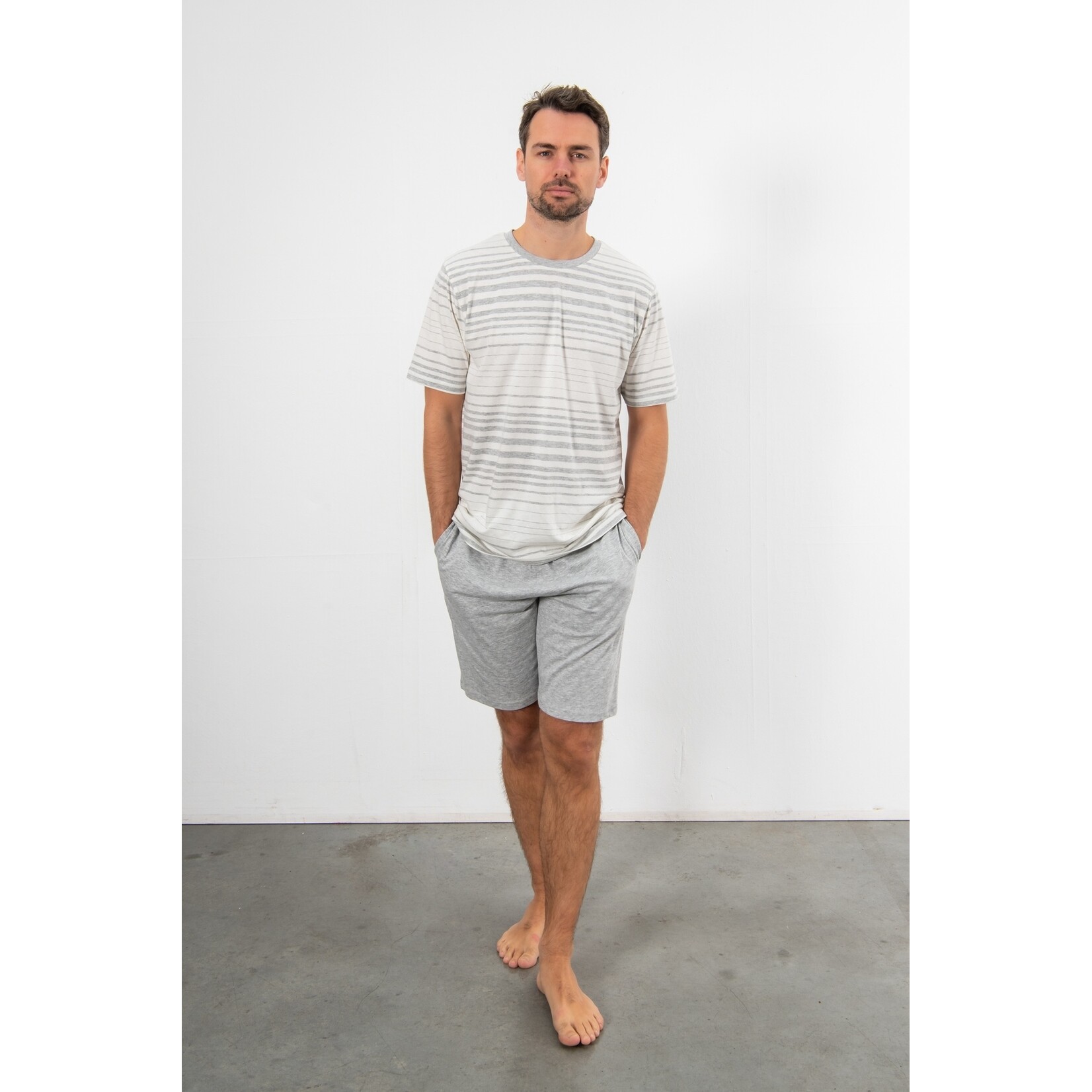 Cappuccino Cappuccino Venezia Korte Pyjama Set voor Heren