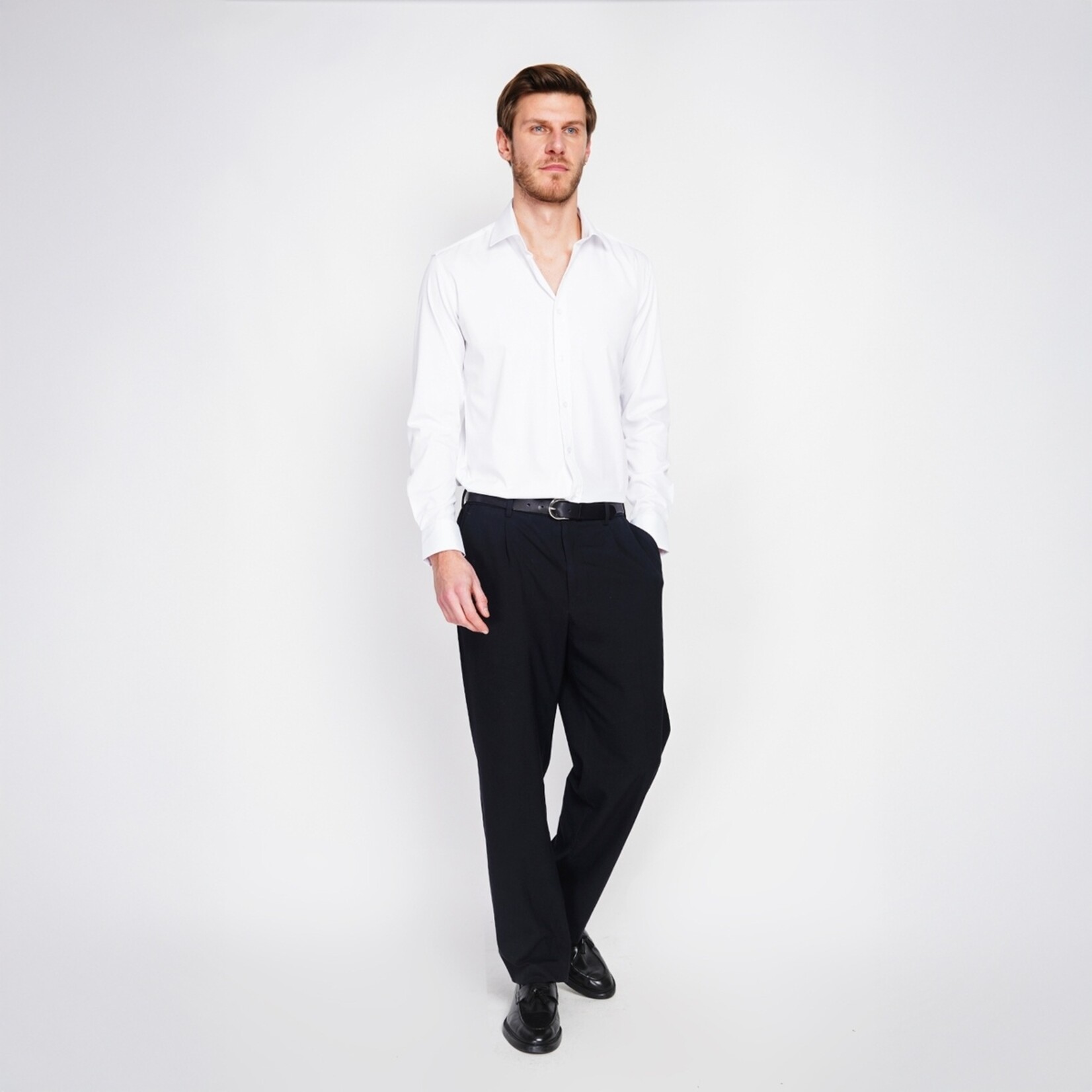 William de Faye William de Faye Blouse voor Heren - Klassieke Kraag - Tweeknoops Manchetten