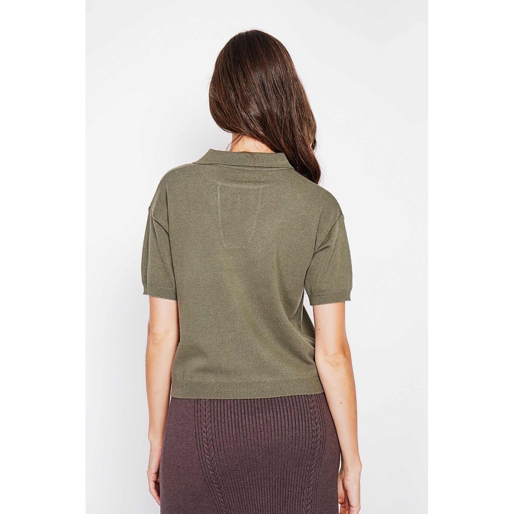 William de Faye William de Faye Trui met Polokraag voor Dames - Halflange Mouwen