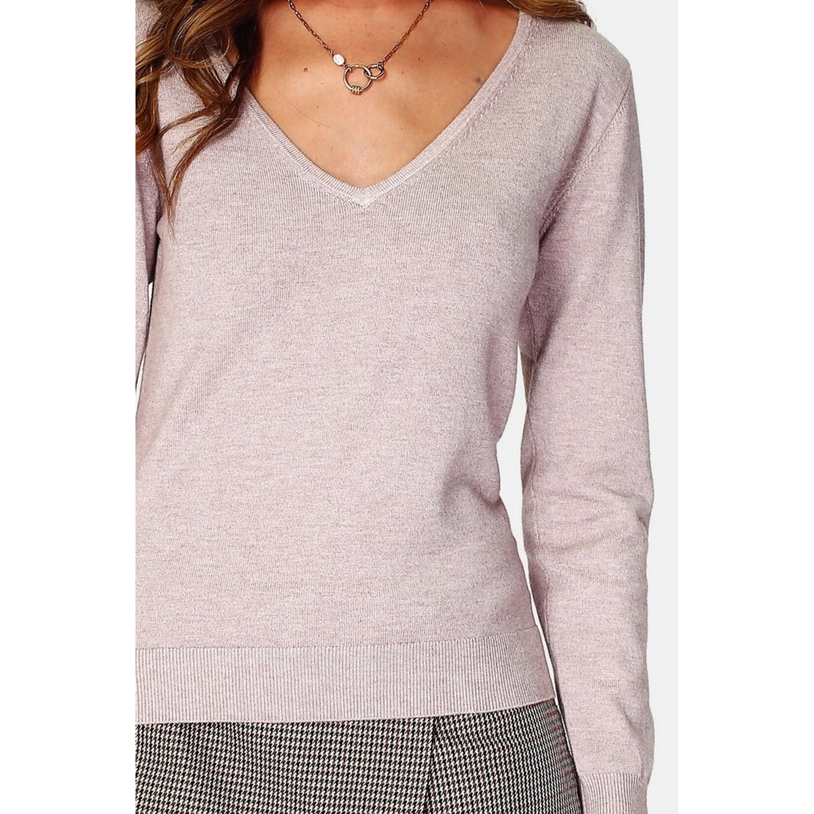 William de Faye William de Faye V-Hals Trui voor Dames - Knit Sweater