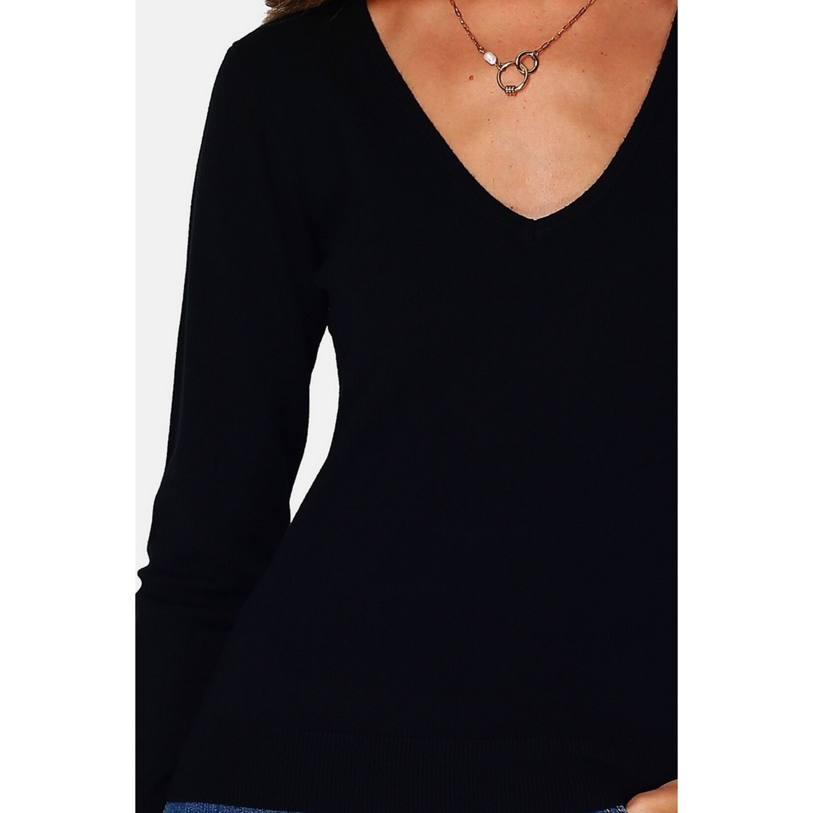 William de Faye William de Faye V-Hals Trui voor Dames - Knit Sweater