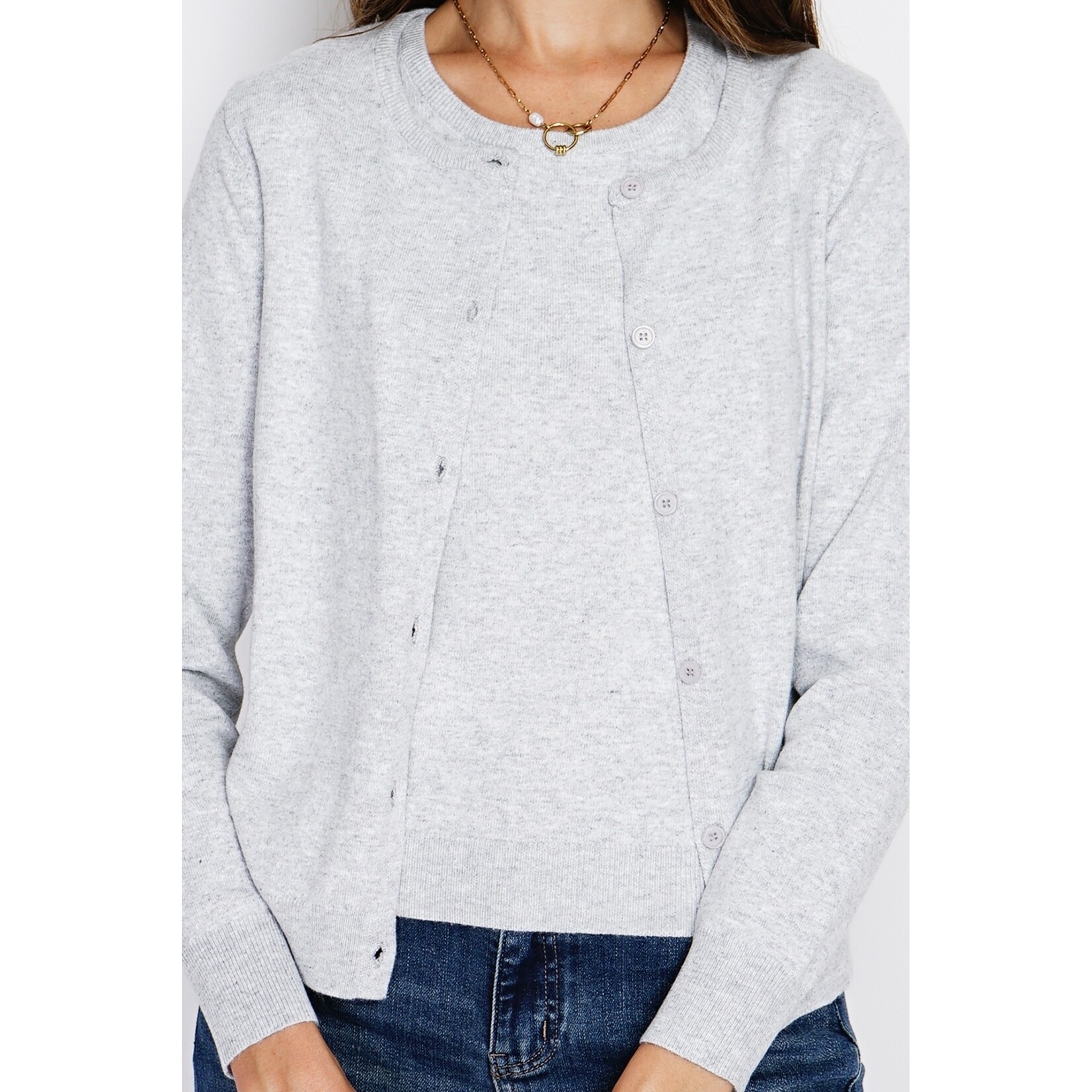 William de Faye William de Faye Twin-set Trui en Vest voor Dames - Met Kasjmier