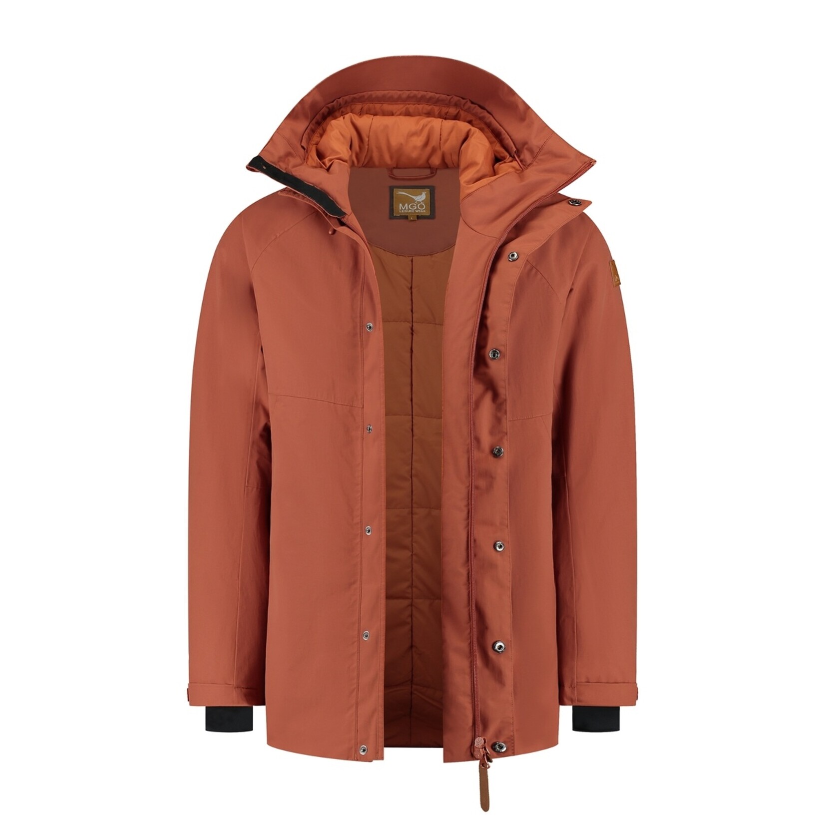 MGO Leisure Wear MGO Dave Winterjas voor Heren - Vaste Capuchon - Water- en Winddicht