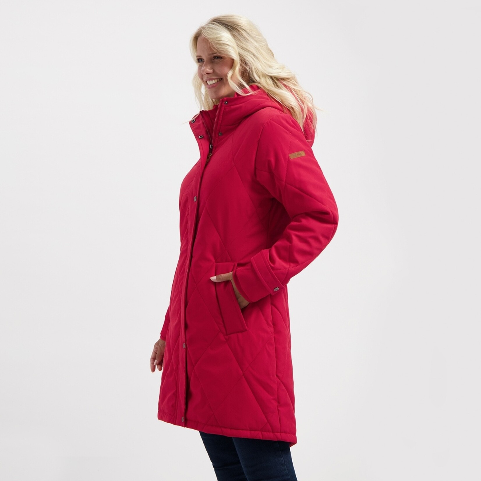 MGO Leisure Wear MGO Masha Winterjas voor Dames - Vaste Capuchon - Water- en Winddicht