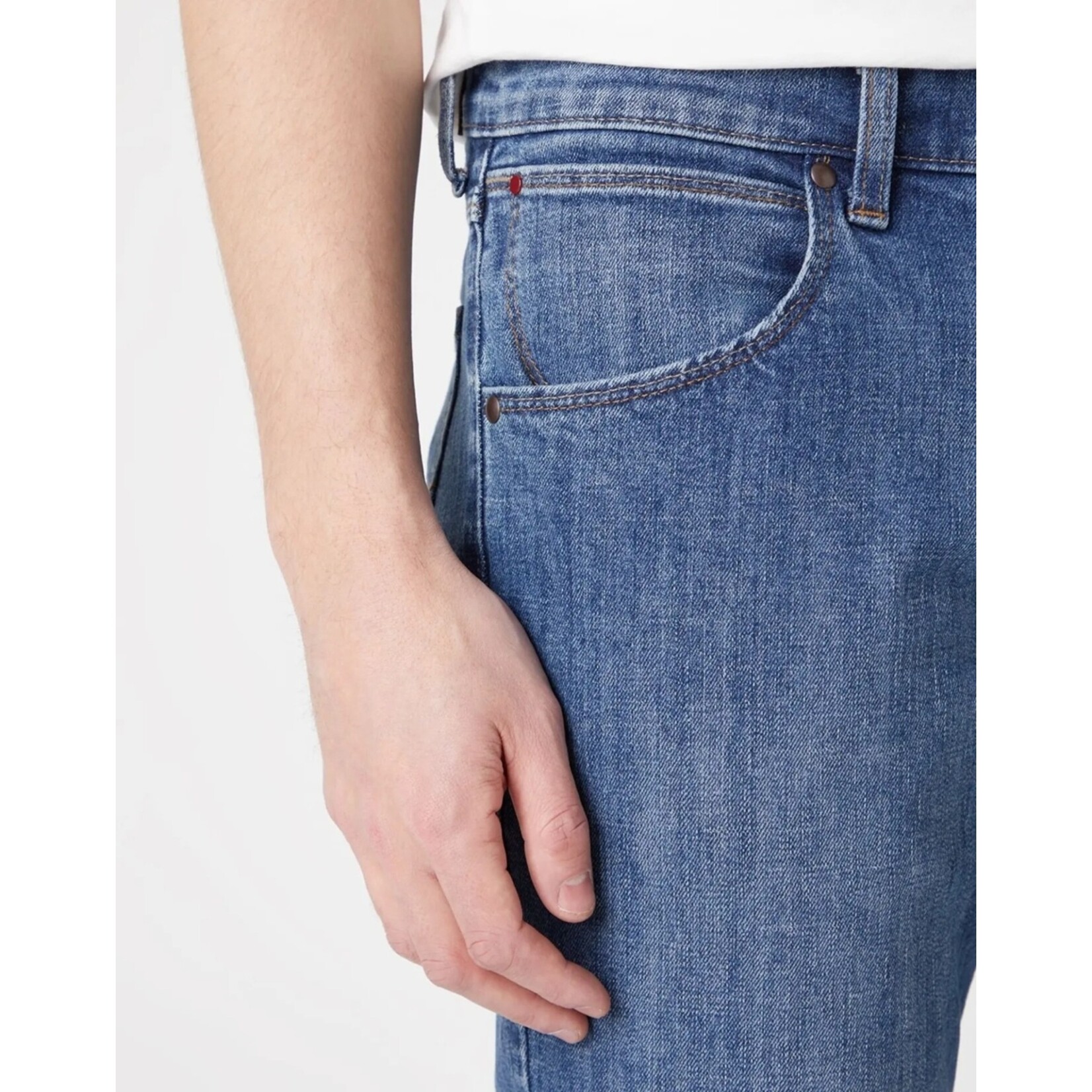 Wrangler Wrangler Heren Spijkerbroek - Mid Stone Regular