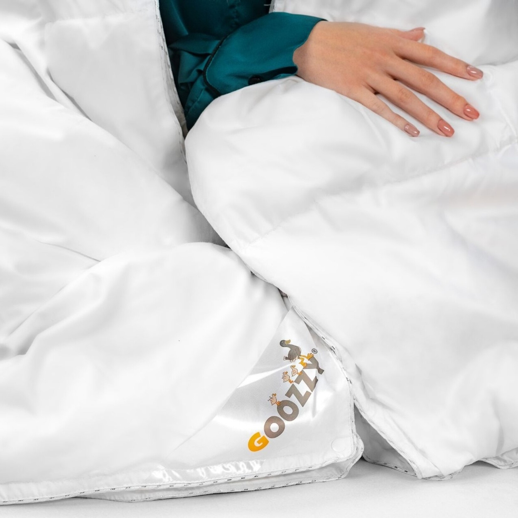 Zydante Swisstech Goozzy 4-Seizoenendekbed met 100% Eendendons - Warmteklasse 1,3 en 4