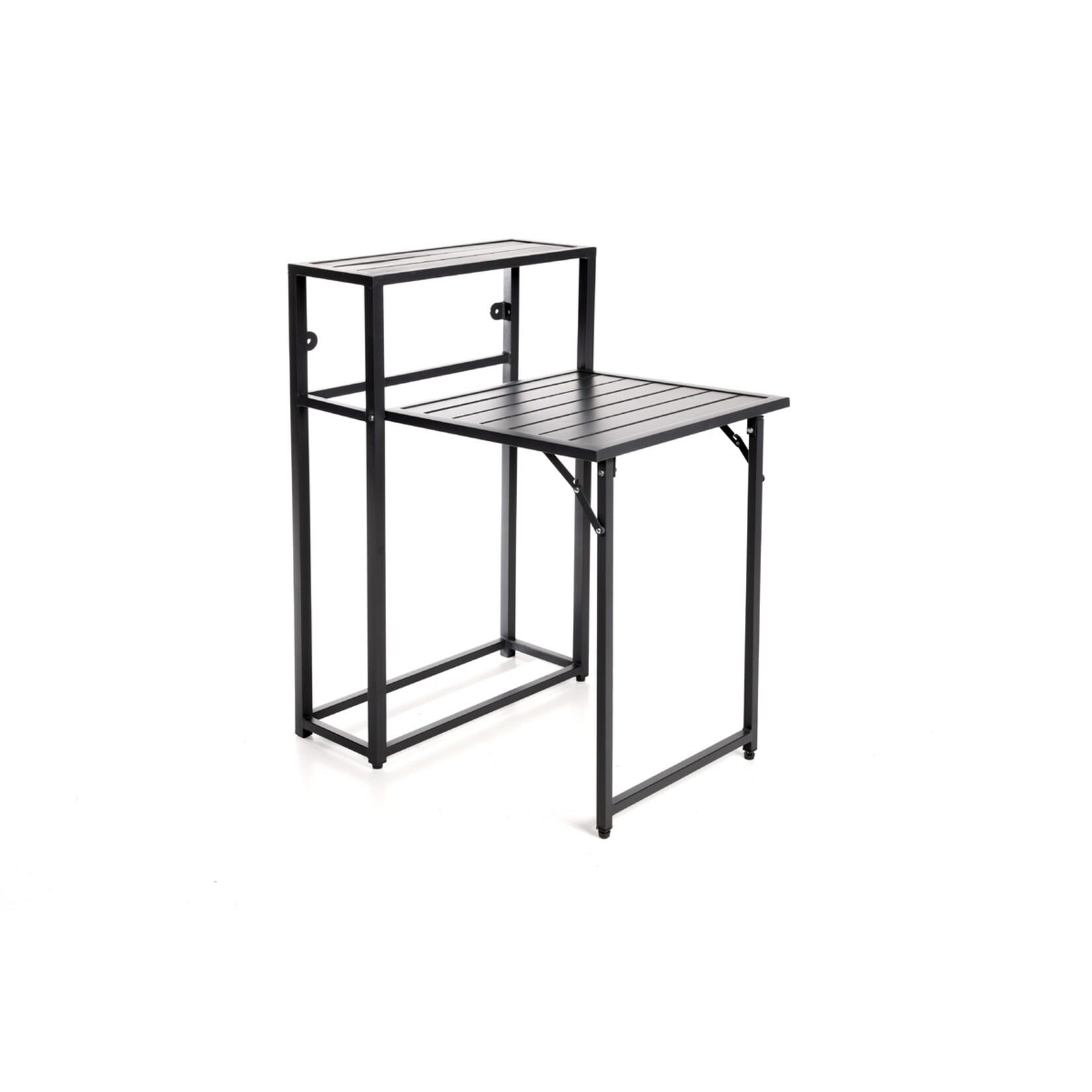 QLT No Less QLT 3-Delige Bistroset Opvouwbaar – Stalen Terras- en Balkonset 2 Personen