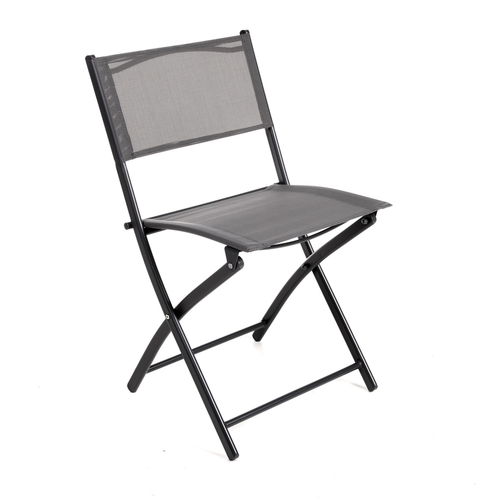 QLT No Less QLT 3-Delige Bistroset Opvouwbaar – Stalen Terras- en Balkonset 2 Personen