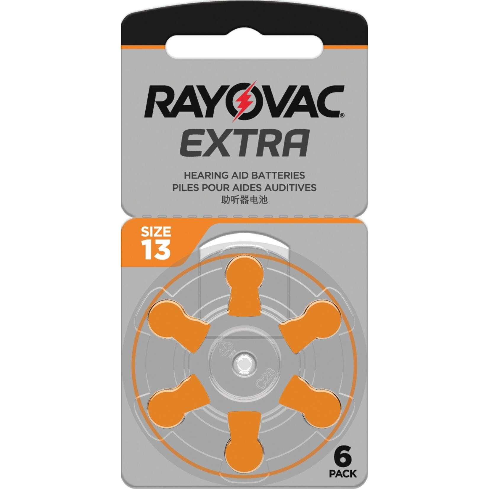 Rayovac Rayovac Extra Hoortoestelbatterijen – Gehoorbatterijen - 60 Stuks