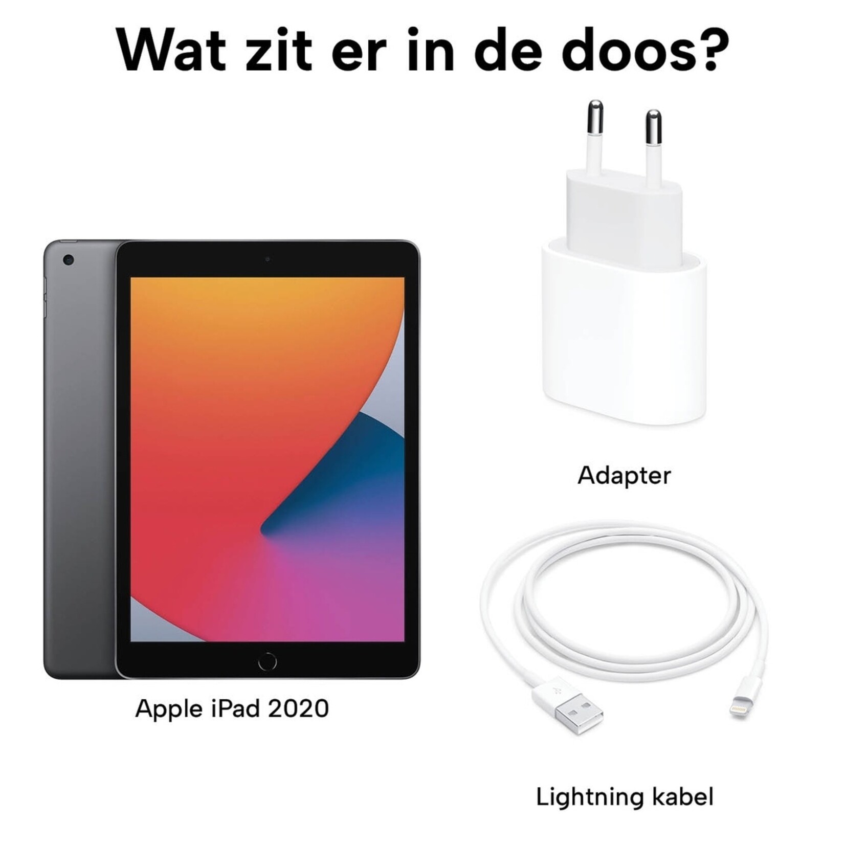 Apple Apple iPad 8 Refurbished Tablet met 32 GB – 2020 – Wifi