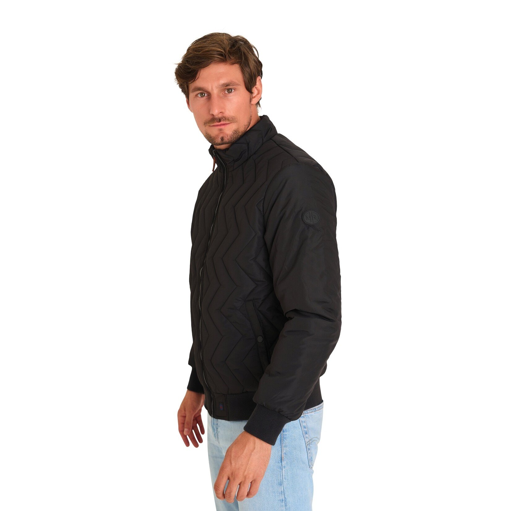 Mario Russo Mario Russo Aviation Jacket Overgangsjas - Comfortabele Tussenjas