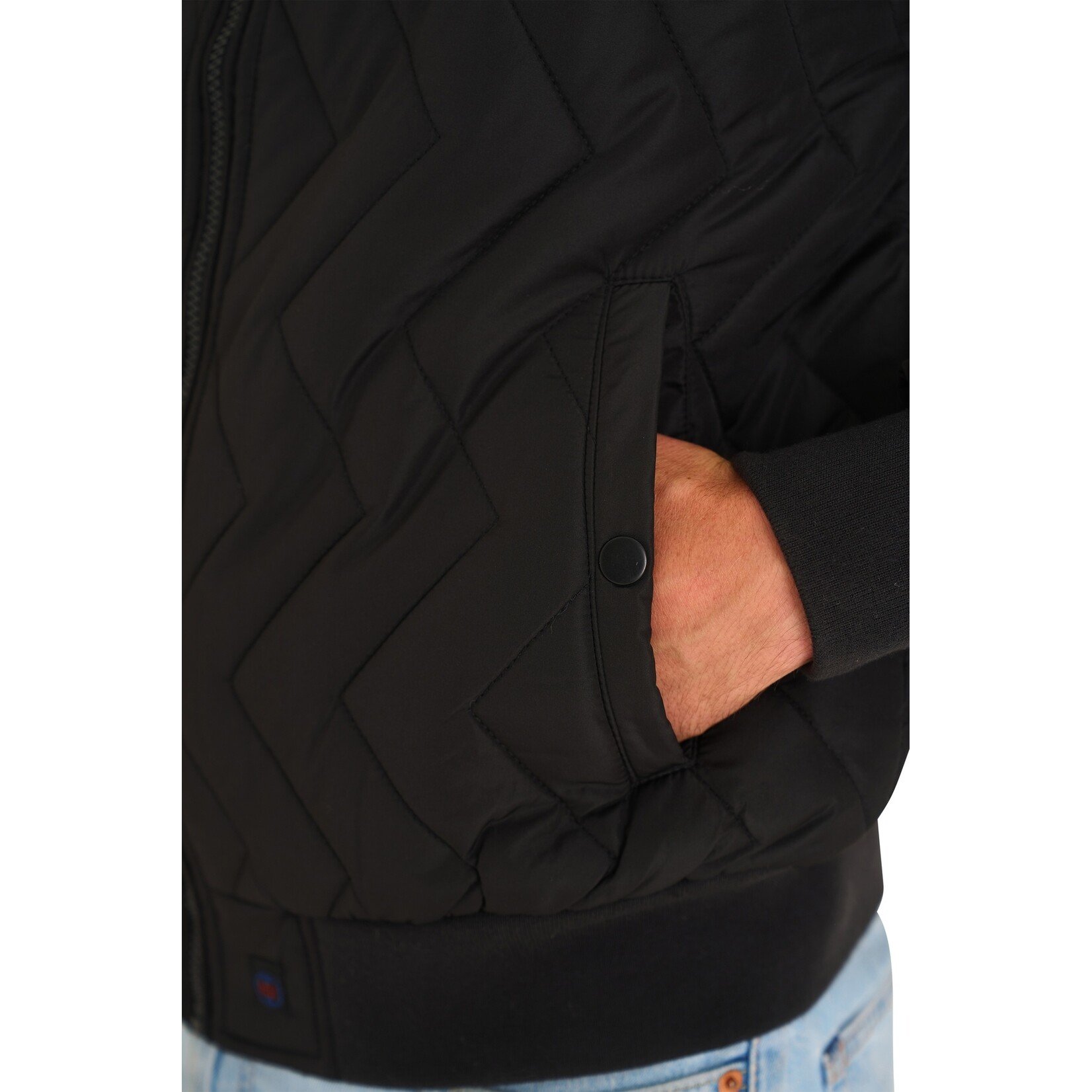 Mario Russo Mario Russo Aviation Jacket Overgangsjas - Comfortabele Tussenjas