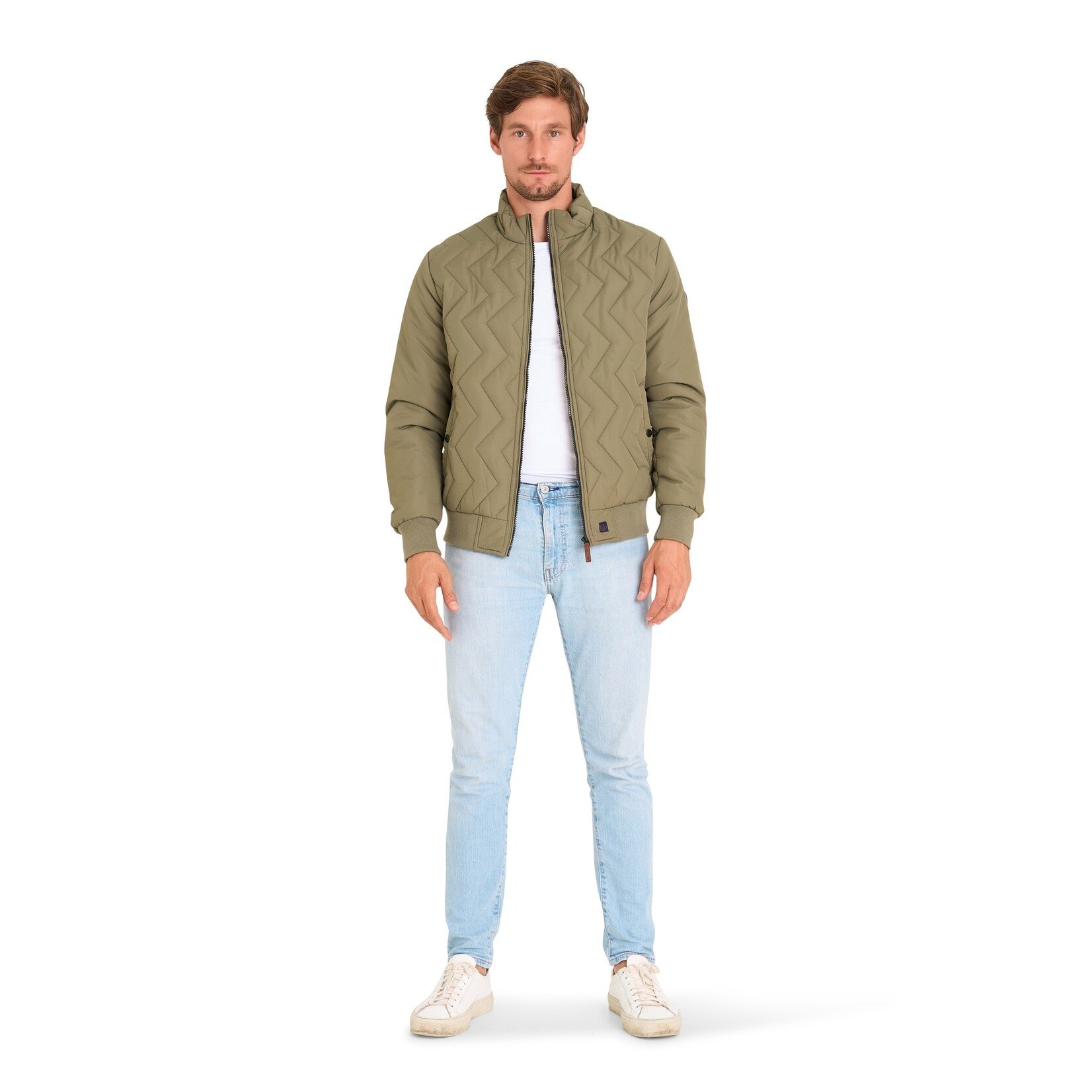 Mario Russo Mario Russo Aviation Jacket Overgangsjas - Comfortabele Tussenjas