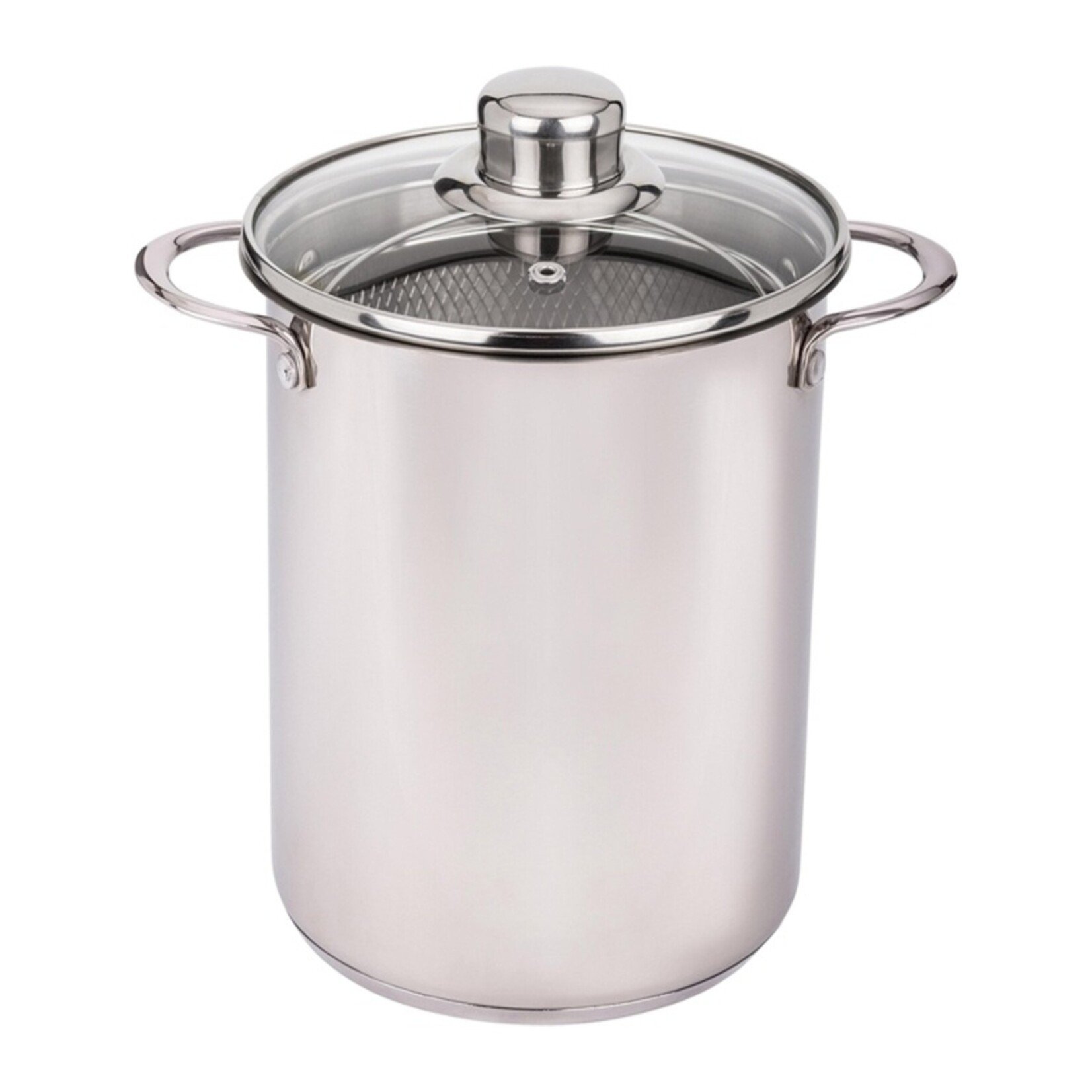 Smile MPM MGK‑09 Aspergepan 4,2L met RVS Inzet en Glasdeksel - Inductie