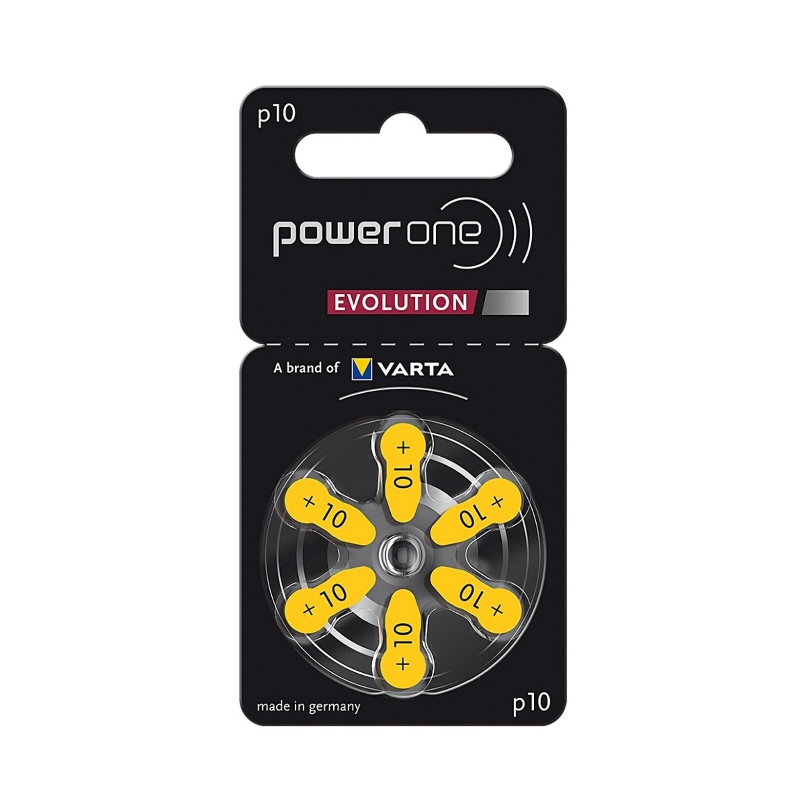 Power One Power One Hoortoestelbatterijen Kwikvrij - Gehoorbatterijen - 60 Stuks