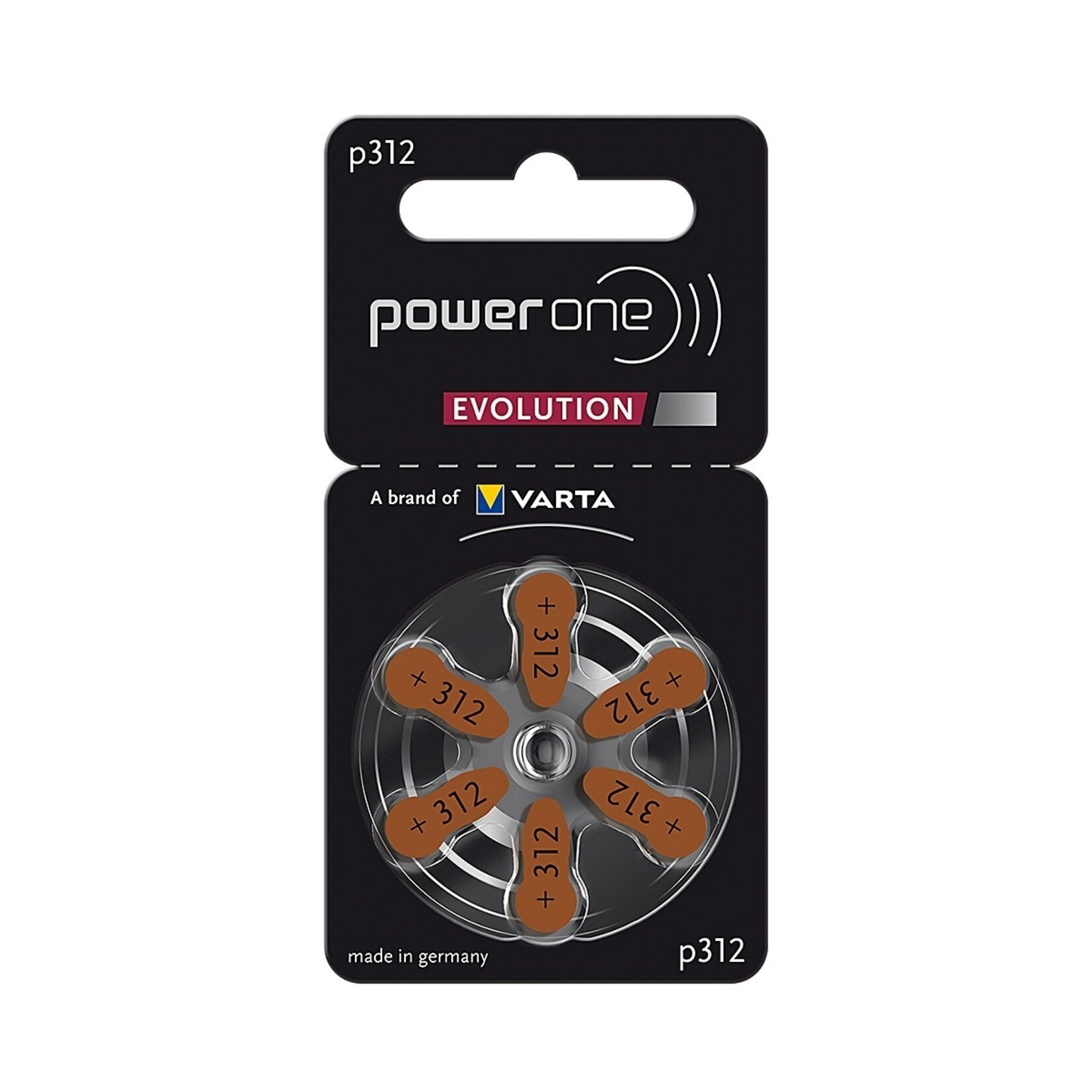 Power One Power One Hoortoestelbatterijen Kwikvrij - Gehoorbatterijen - 60 Stuks