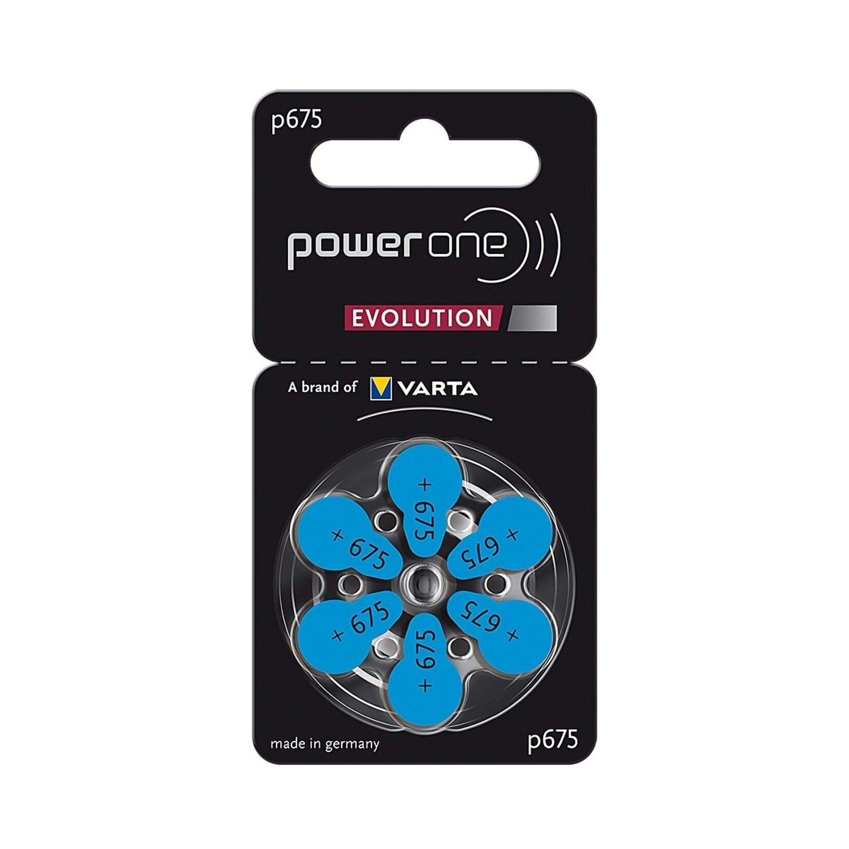 Power One Power One Hoortoestelbatterijen Kwikvrij - Gehoorbatterijen - 60 Stuks