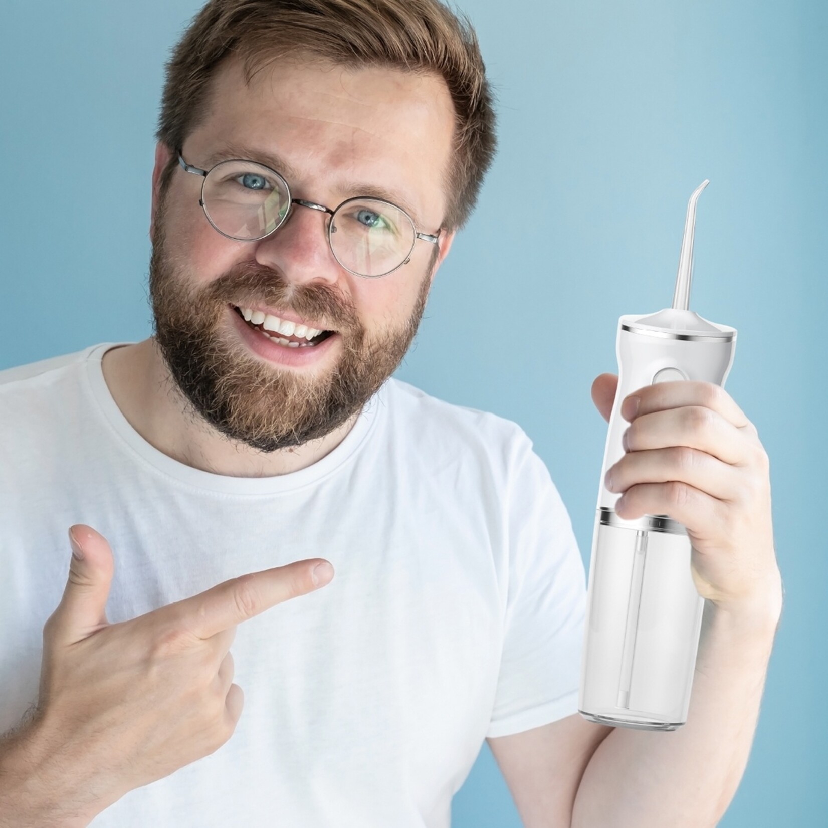 Nexxt NEXXT Waterflosser Monddouche met 3 Reinigingsstanden - USB-C Oplaadbaar