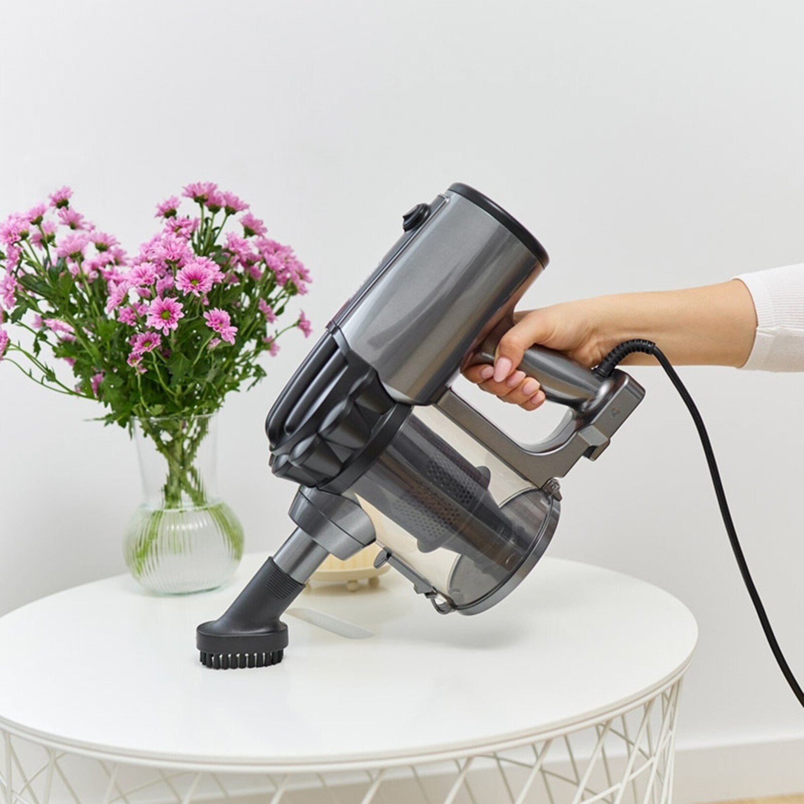 MPM MPM MOD‑74 Steelstofzuiger 2‑in‑1 Zakloos met HEPA‑filter - 600W